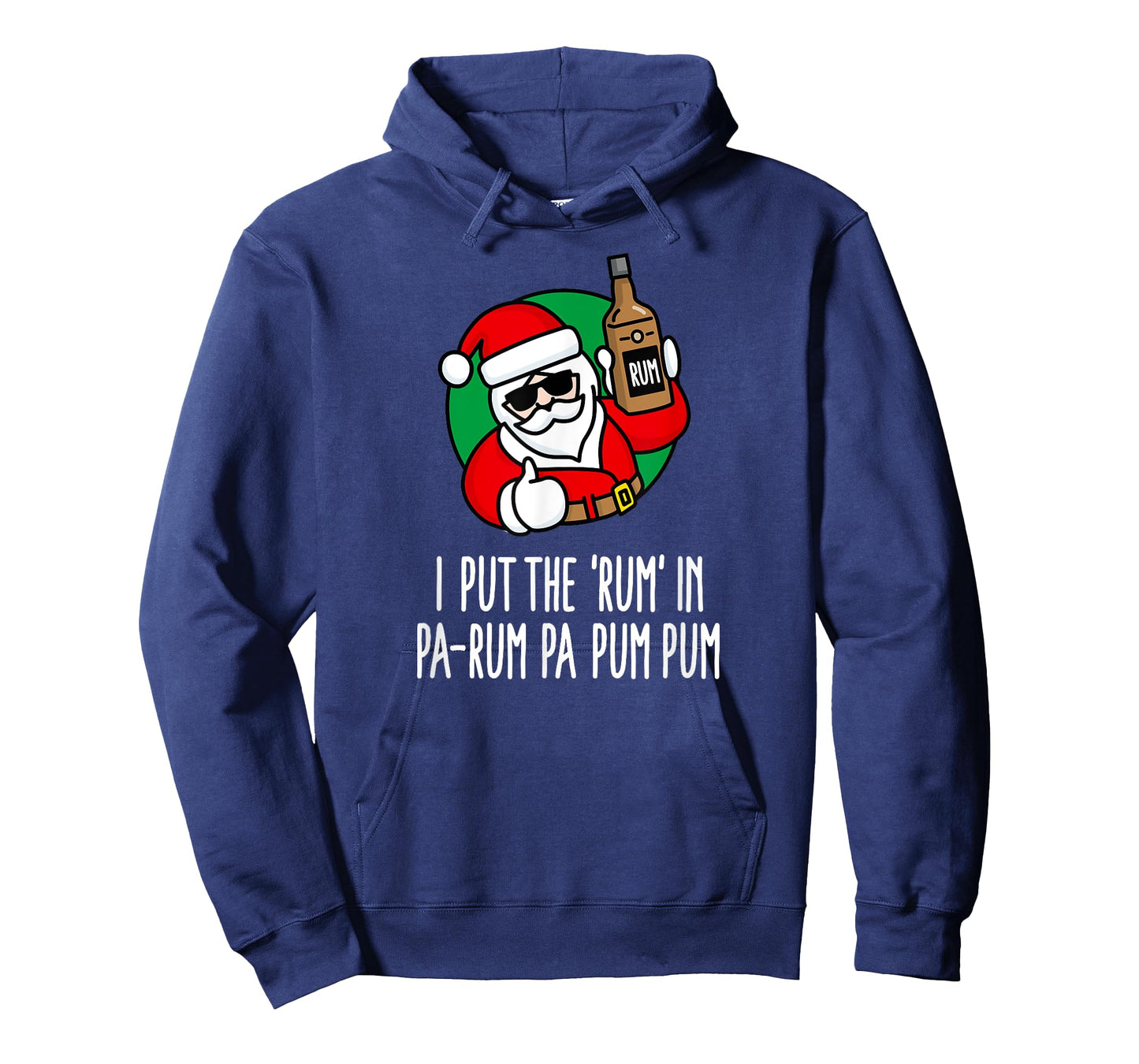 I put the Rum in Pa-Rum Pa Pum Pum funny pun Christmas Santa T-Shirt