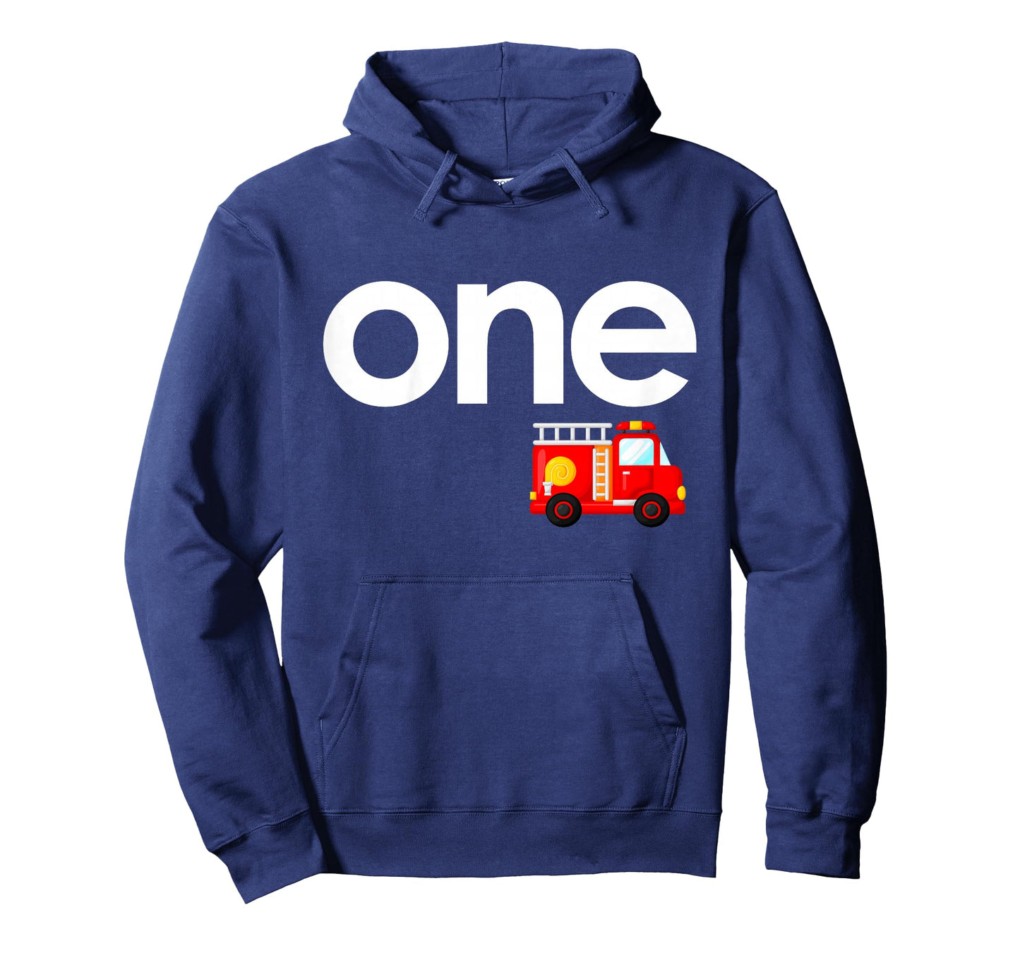Fire Truck 1st Birthday Boy Toddler 1 Year Old Firefighter T-Shirt