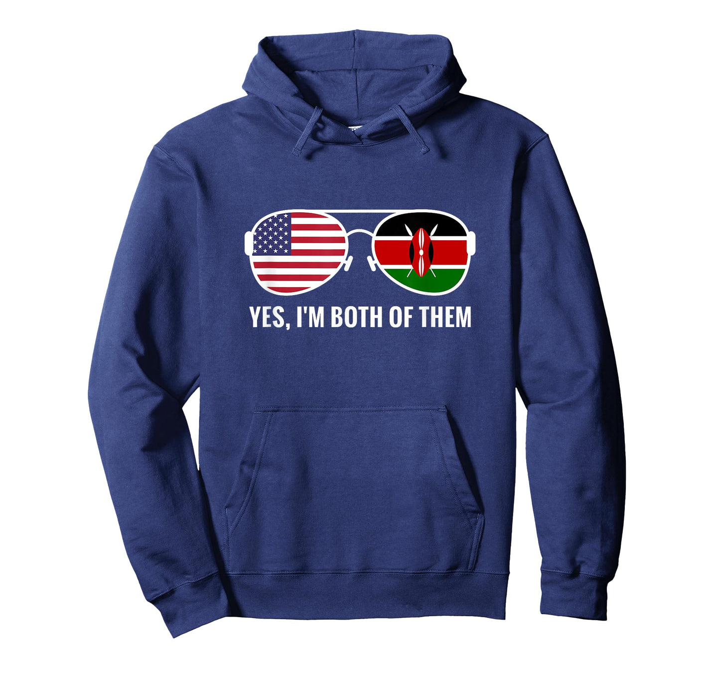USA Kenya Flag Sunglasses Kenyan Americans T-Shirt