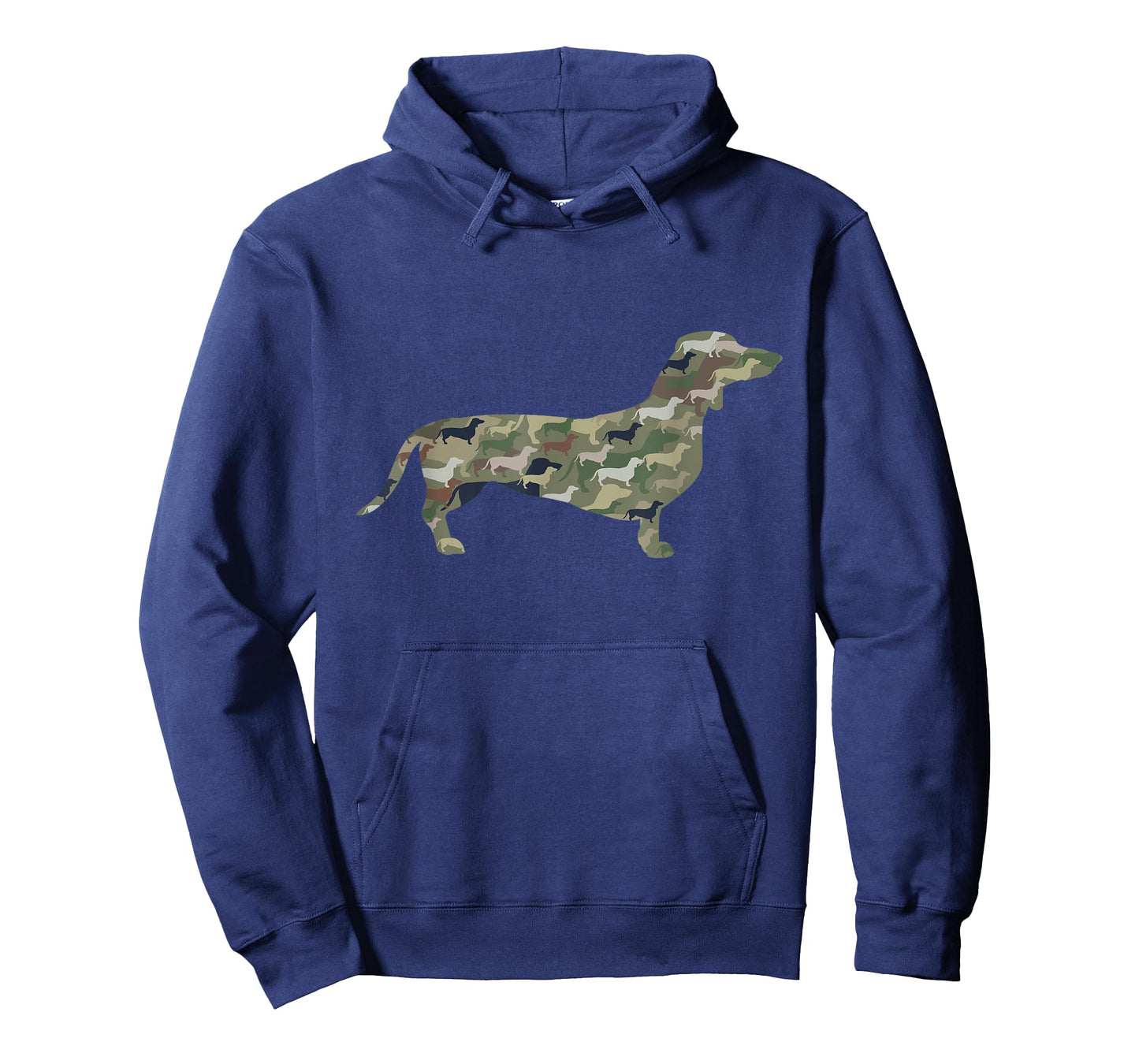 Dachshund Dog Camo Army Style Silhouette T-Shirt T-Shirt