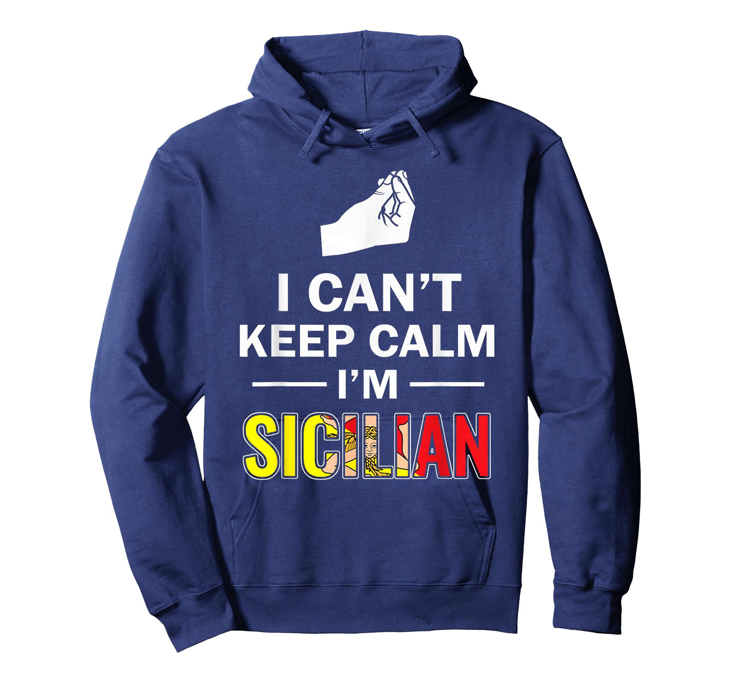 Funny Sicily I can't keep calm I'm Sicilian Italian shirt T-Shirt