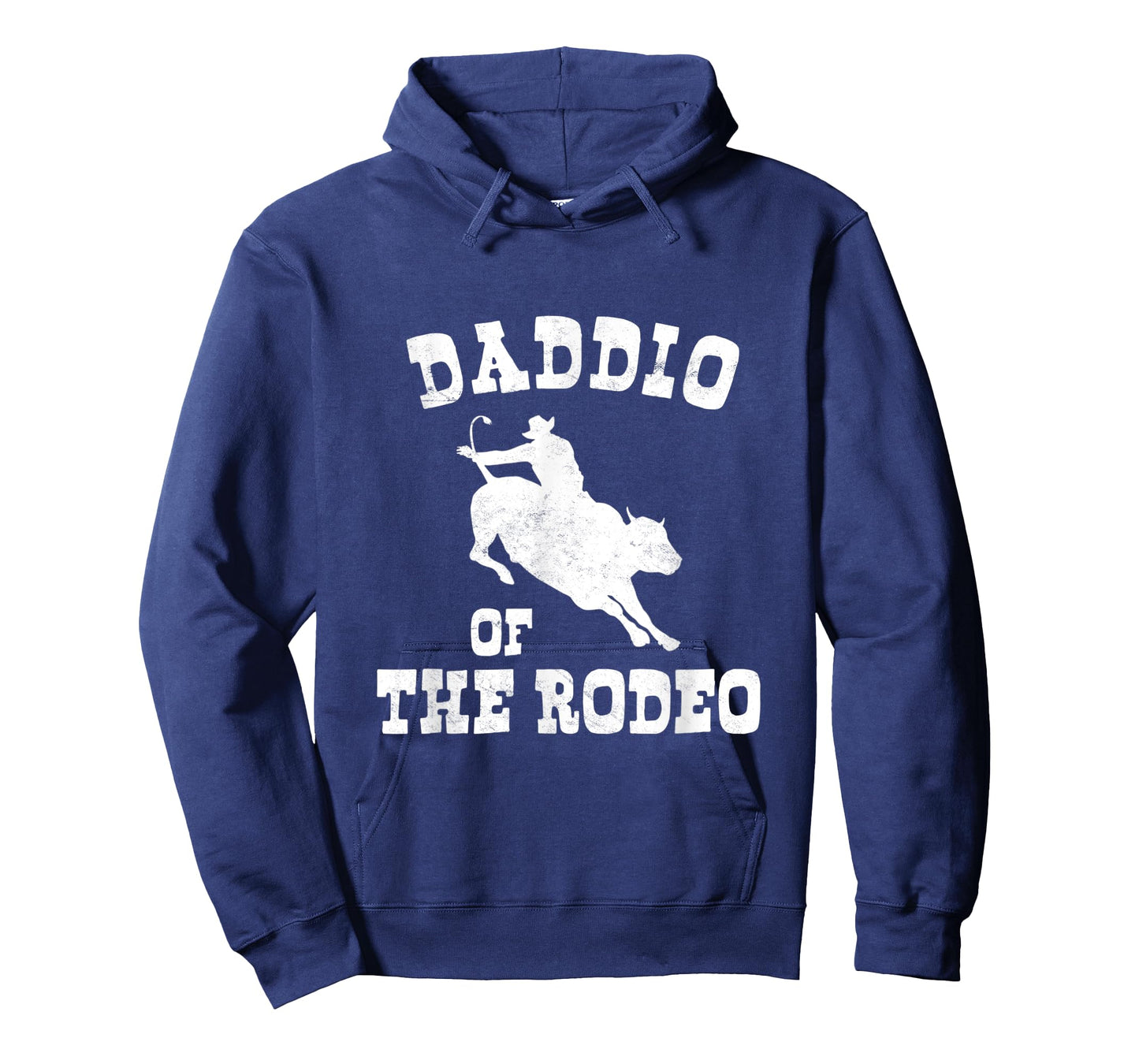 Mens Daddio Of The Rodeo Fathers Day Cowboy Horse Bull Rider Dad T-Shirt