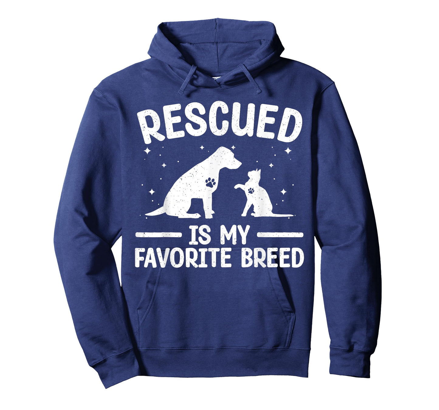 Animal Rescue Art For Men Women Dog Cat Pet Rescuer Lover T-Shirt
