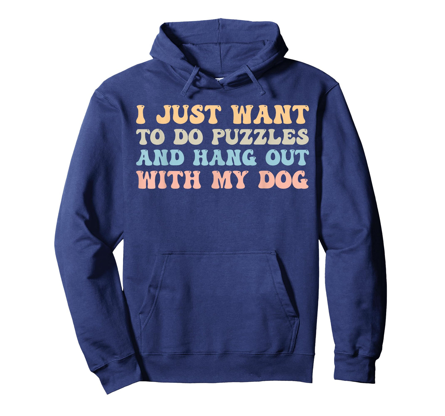 I Just Want to Do Puzzles and Hang Out with My Dog Lovers T-Shirt