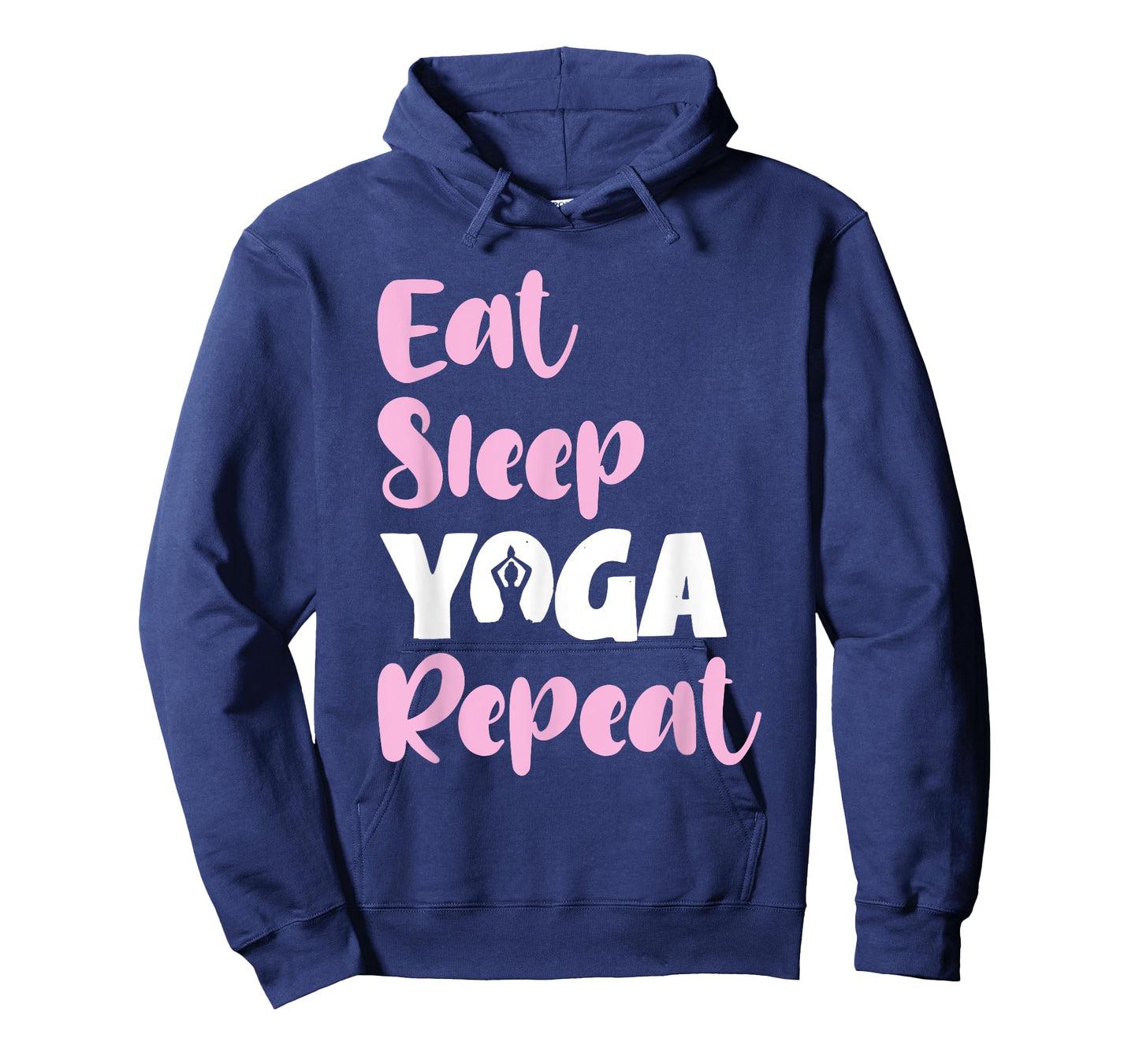 Eat Sleep Yoga Repeat Meditate Funny Meditation Quote T-Shirt