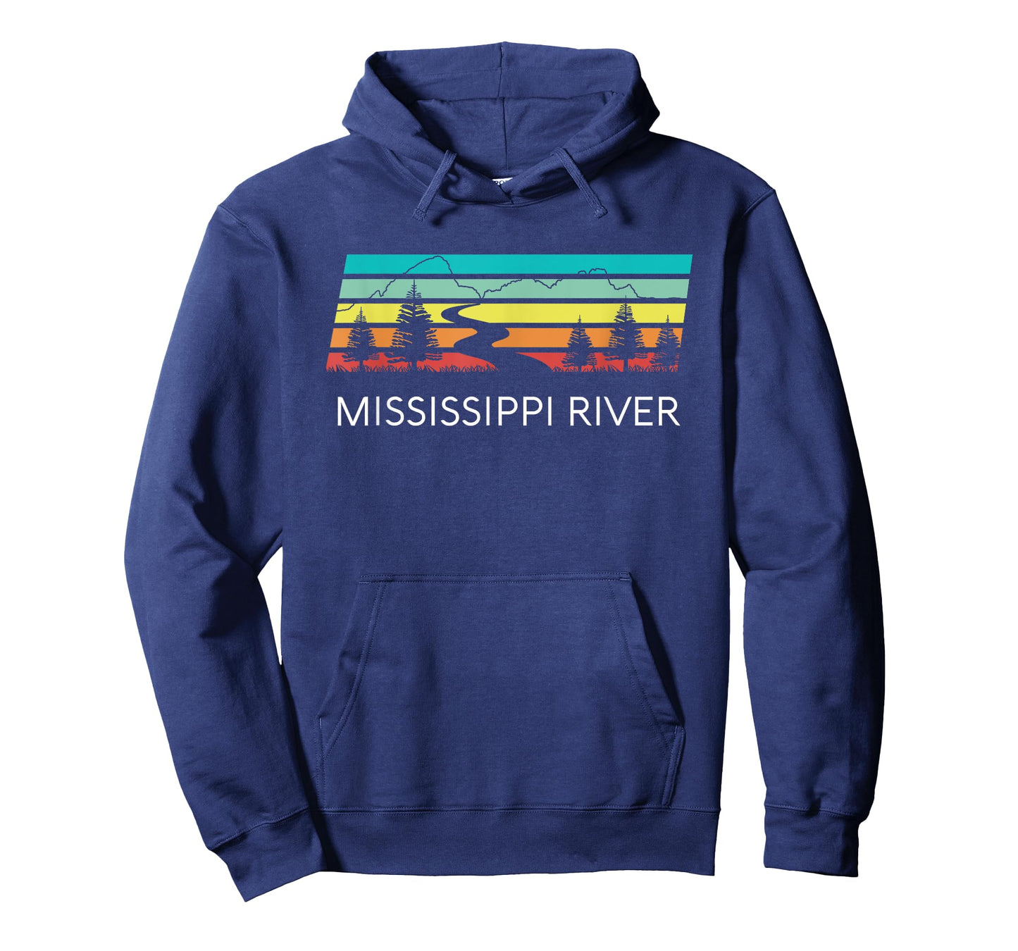 Mississippi River Retro Vintage Delta Louisiana Lake Itasca T-Shirt