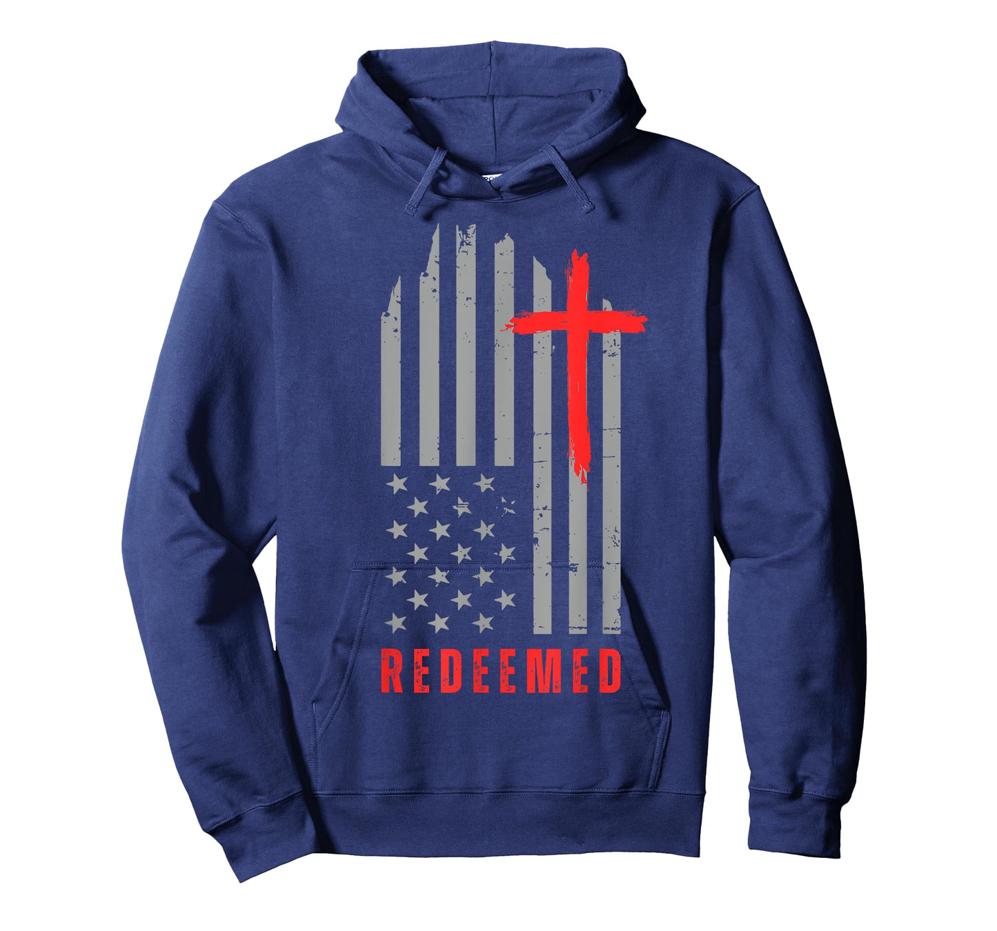America Pride US Flag Redeemed Cross Christian Shirt T-Shirt