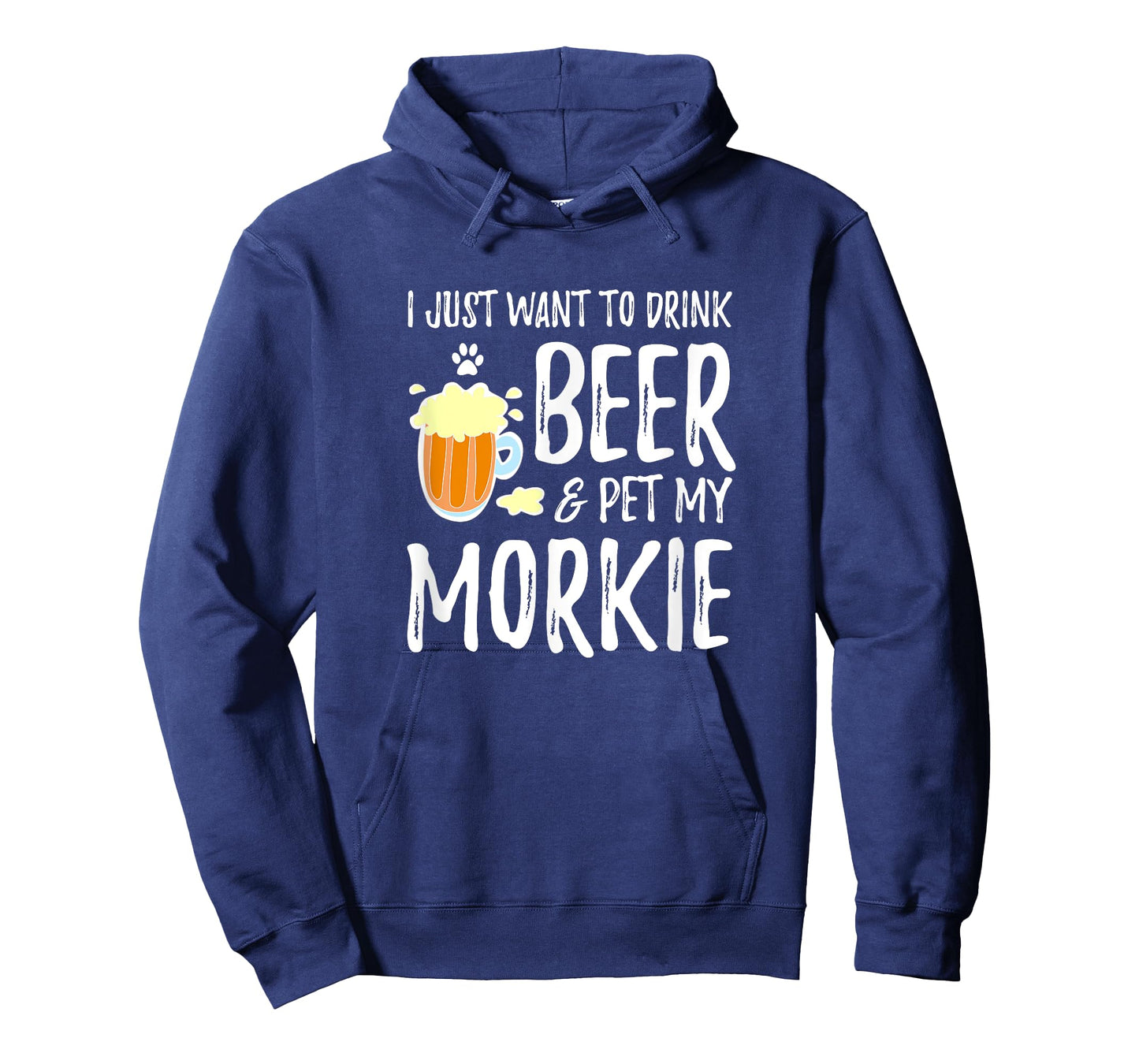 Beer and Pet Morkie T-Shirt for Morkie Dog Mom T-Shirt