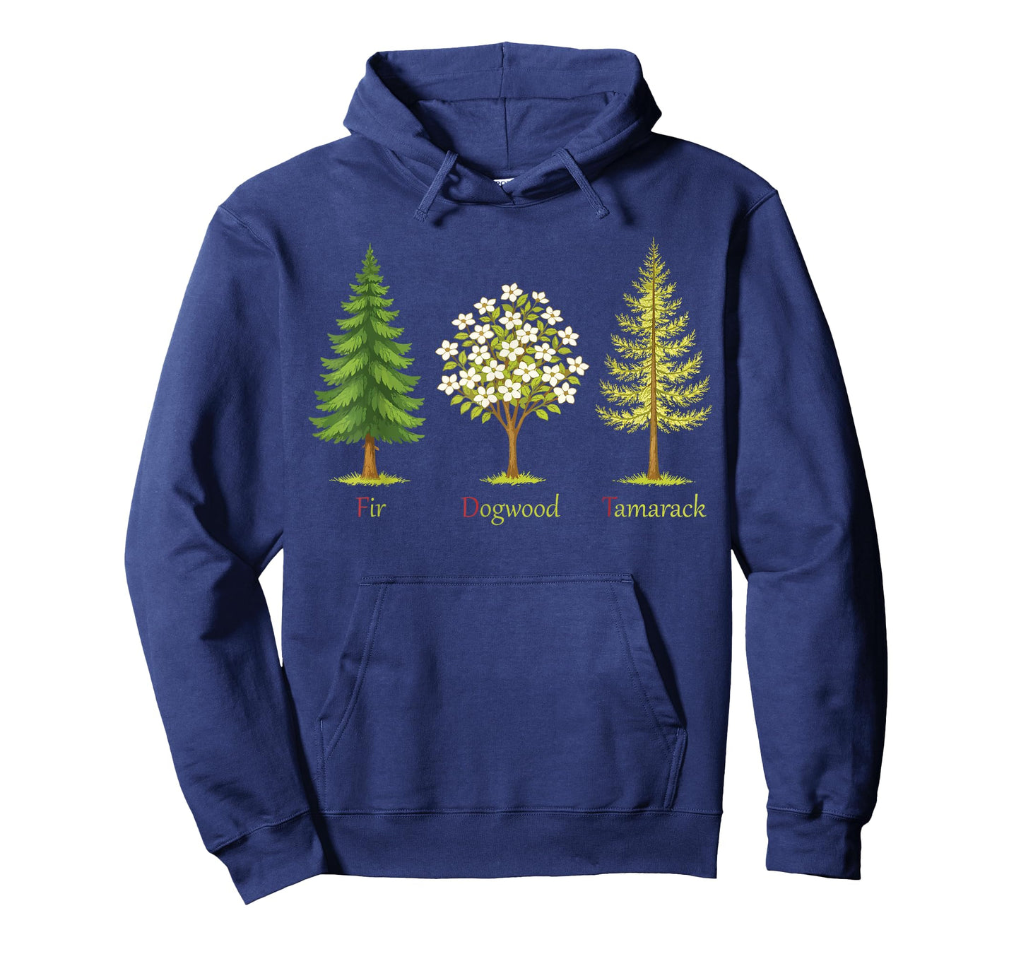 Subtle Fir Dogwood Tamarack Trees Anti Trump Nature Lover T-Shirt