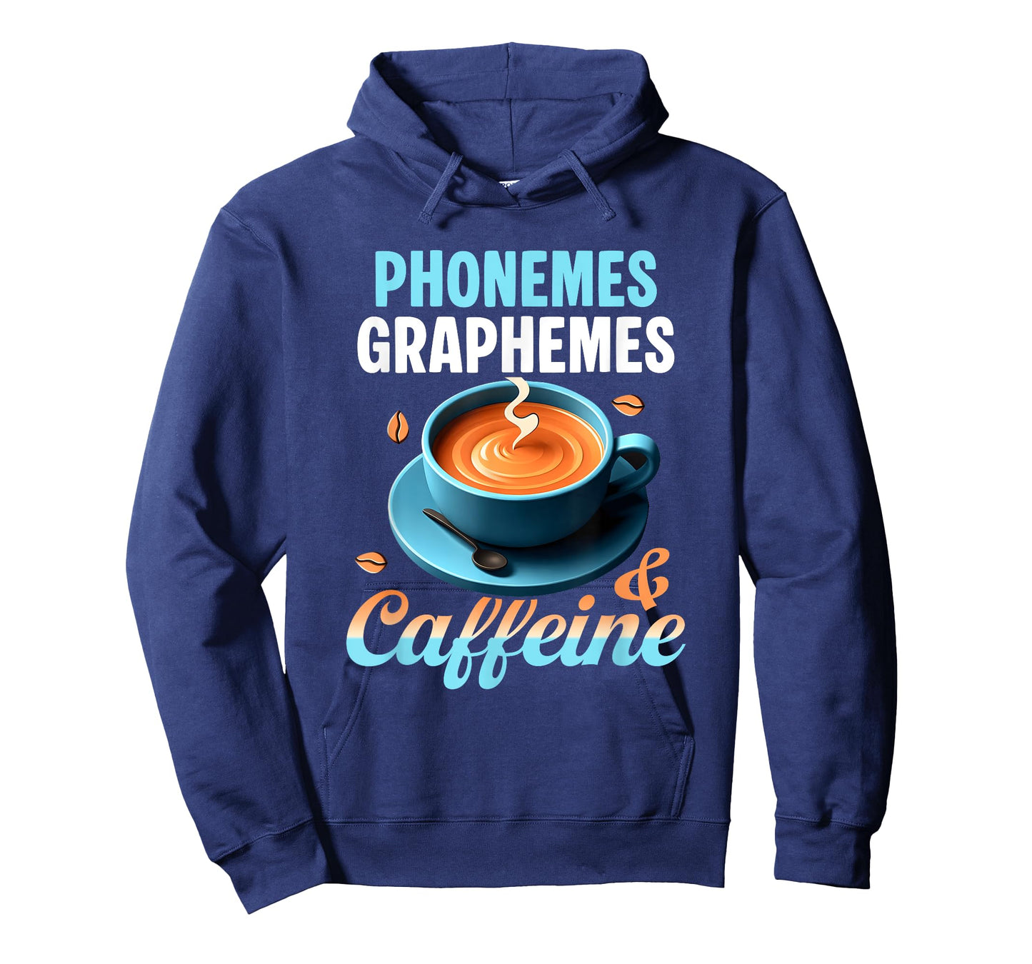 Phonemes Graphemes and Caffeine Reading Intervention Coffee T-Shirt