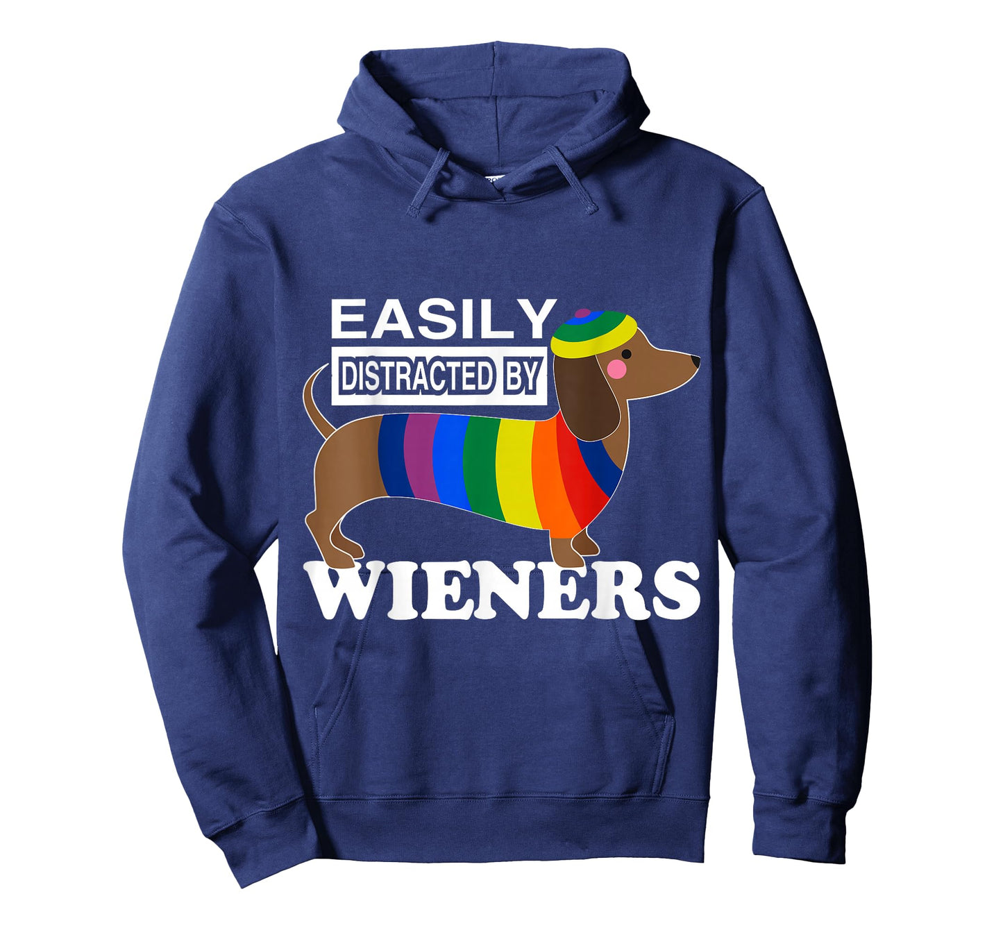 Rainbow LGBT Love Wieners Dogs Love Funny Gay Man Pride Fun T-Shirt