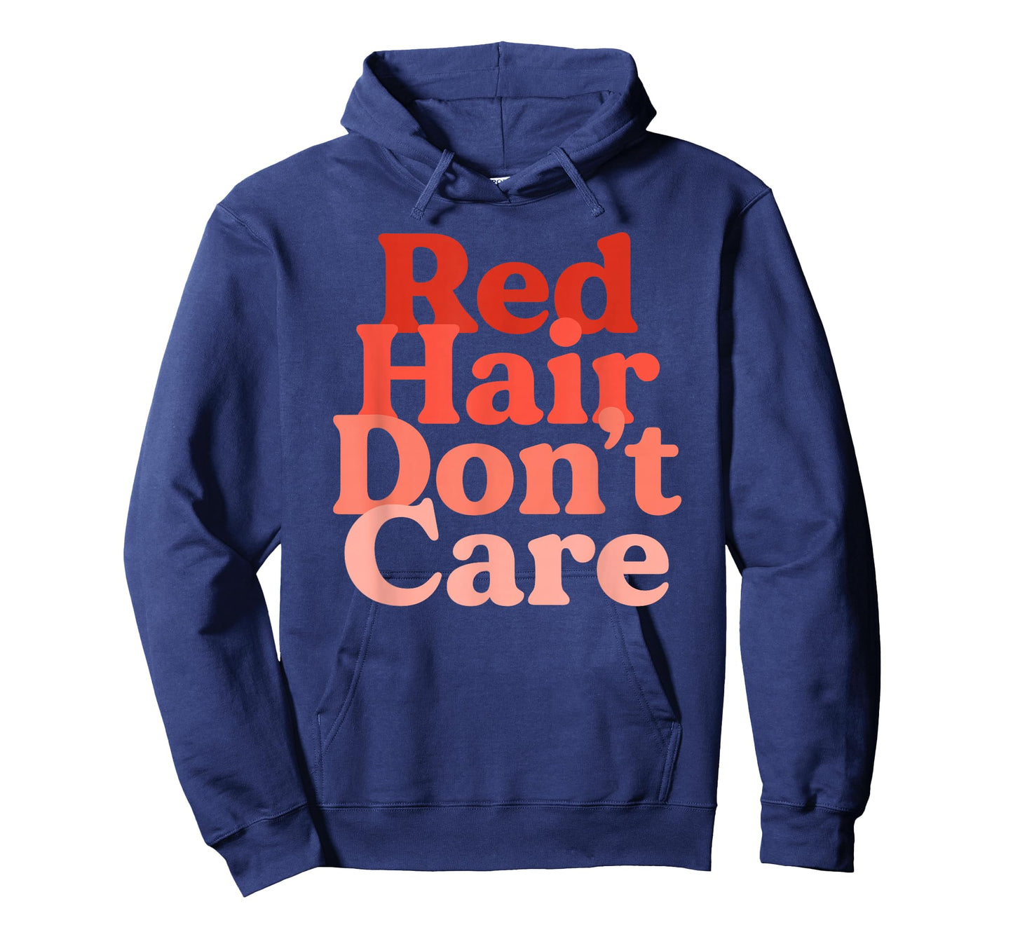 Red Hair Don't Care Funny Redhead Retro Ginger Women T-Shirt