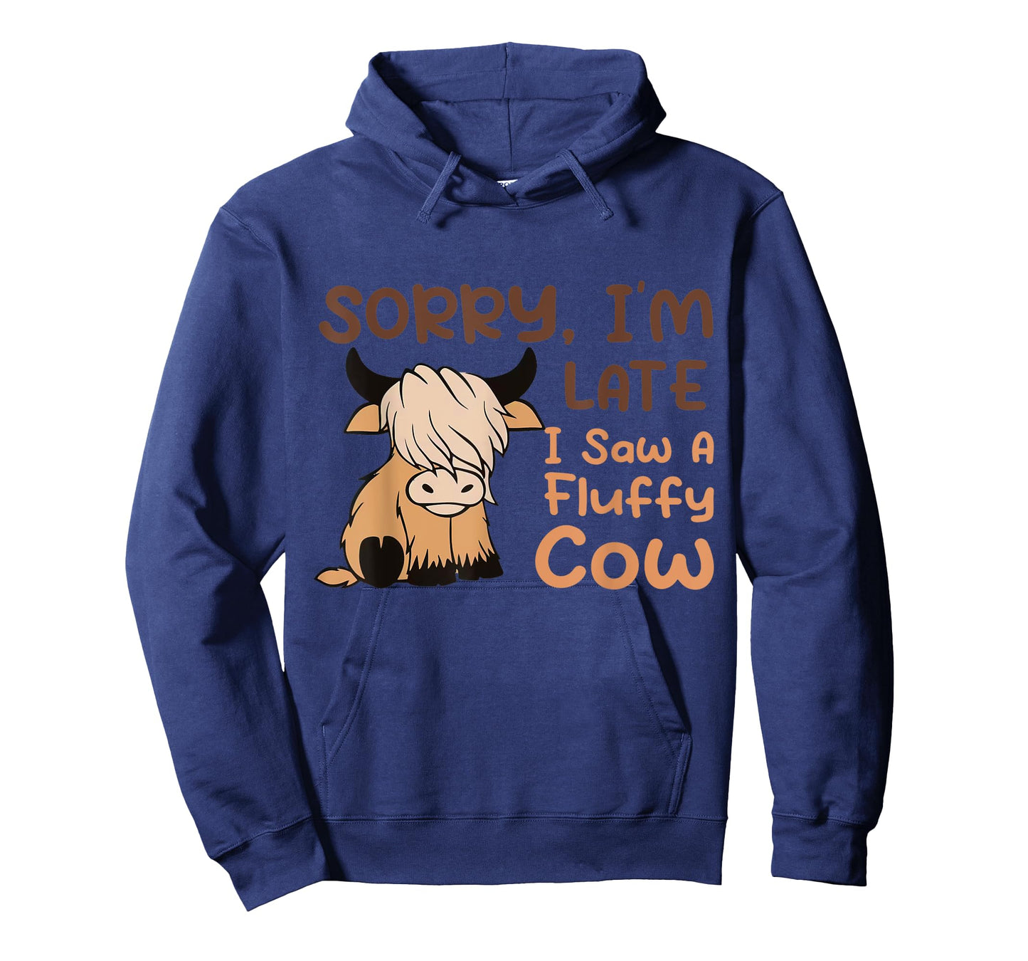 Sorry I'm Late I Saw A Fluffy Cow Highland Cow Breeder T-Shirt