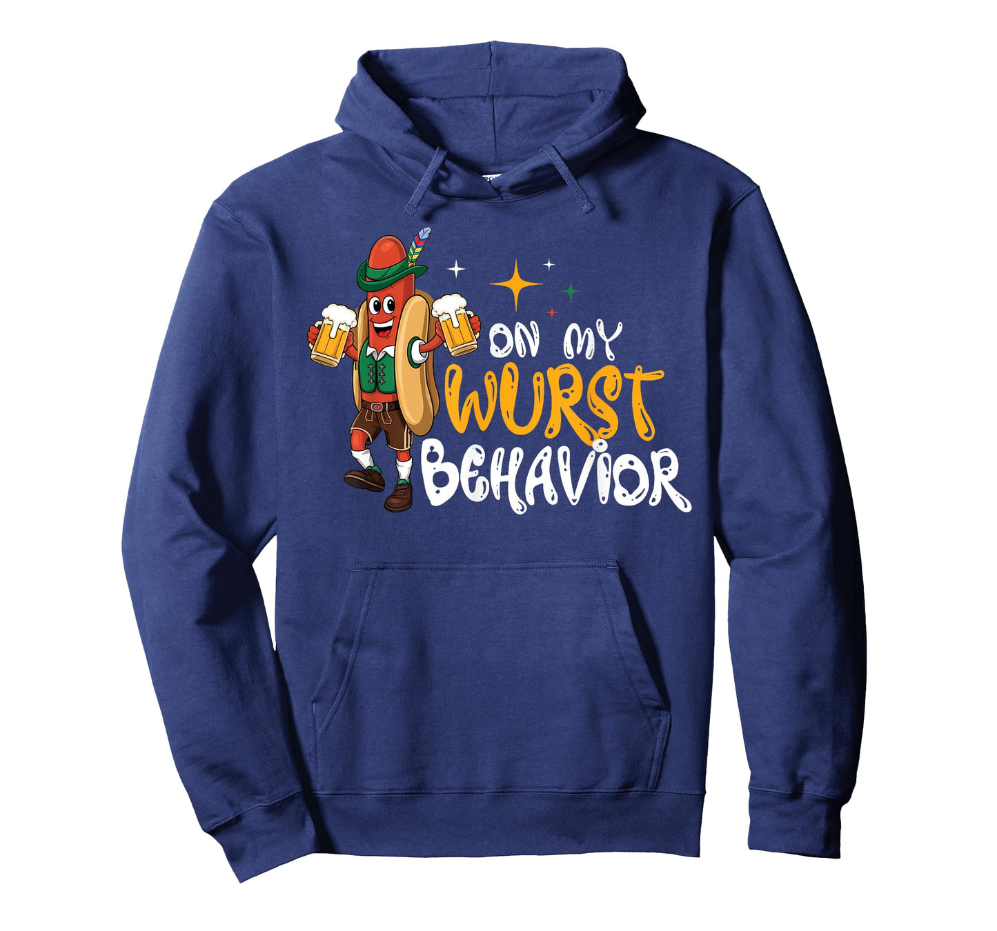Funny German Oktoberfest On My Wurst Behavior T-Shirt