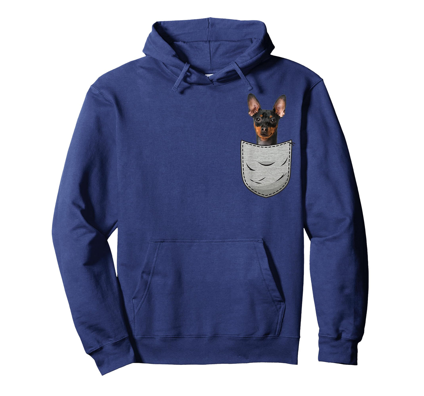 Miniature Pinscher Chest Pocket Minpin T-Shirt