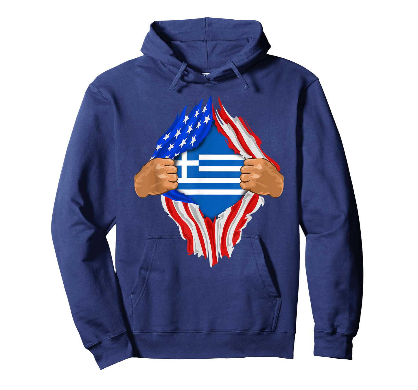 Greek Blood Inside Me T-Shirt | Greece Flag Gift T-Shirt