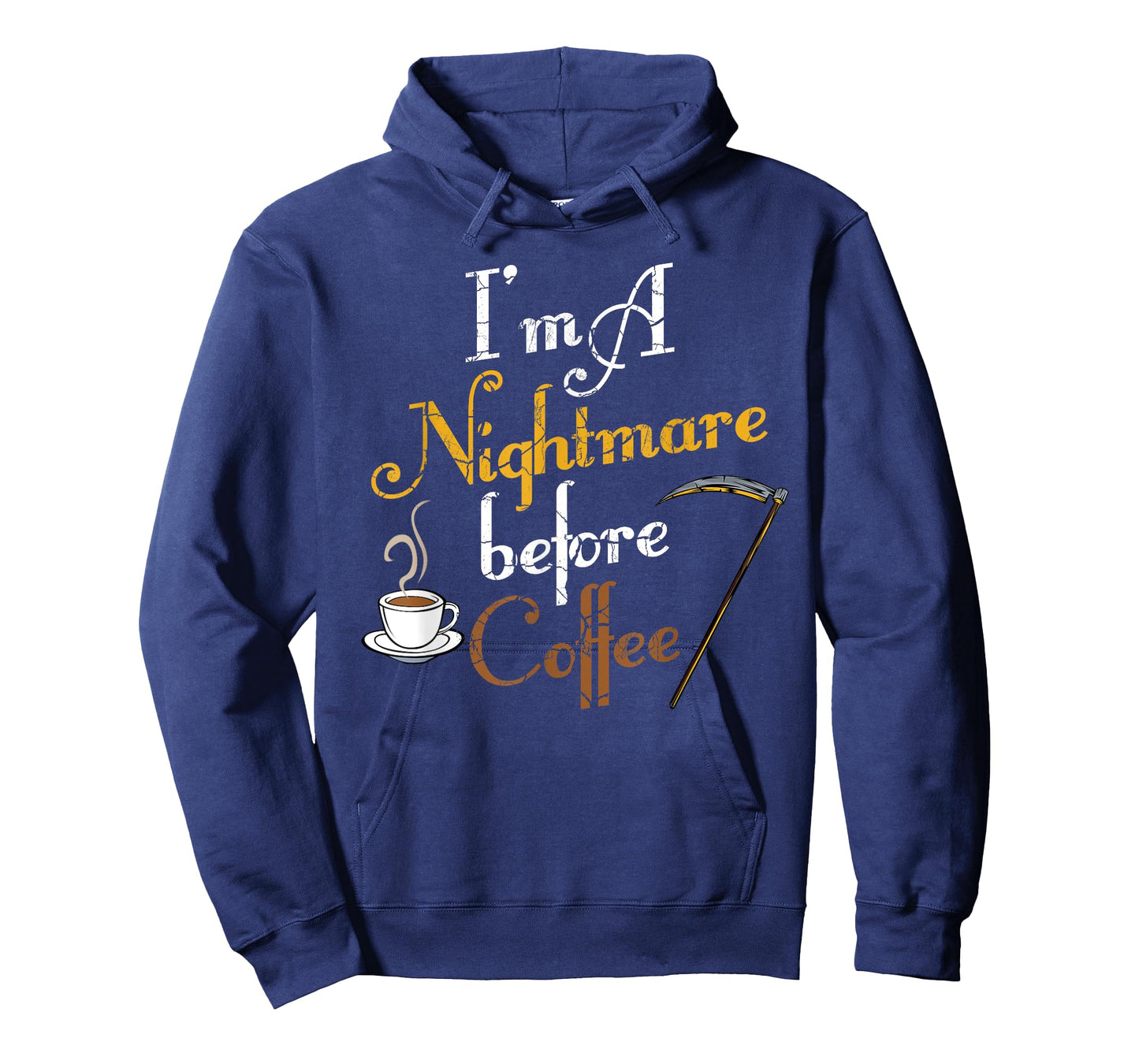 I'm A Nightmare Before Coffee Funny Scary Halloween T-shirt