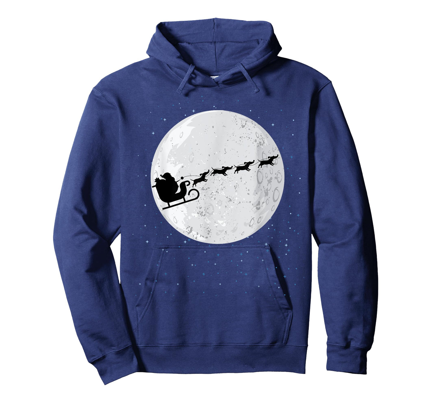 Dachshund Santa Sleigh Wiener Dog Christmas Gift T-Shirt for Men Women Kids
