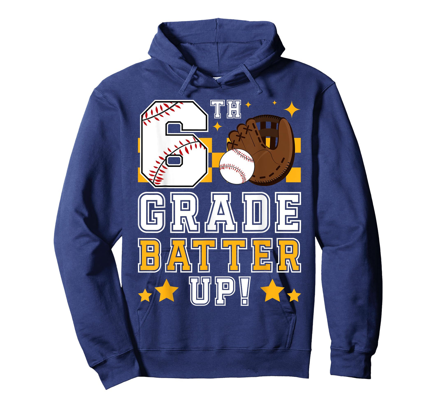 6th Grade Batter Up Baseball First Day Back To School T-Shirt