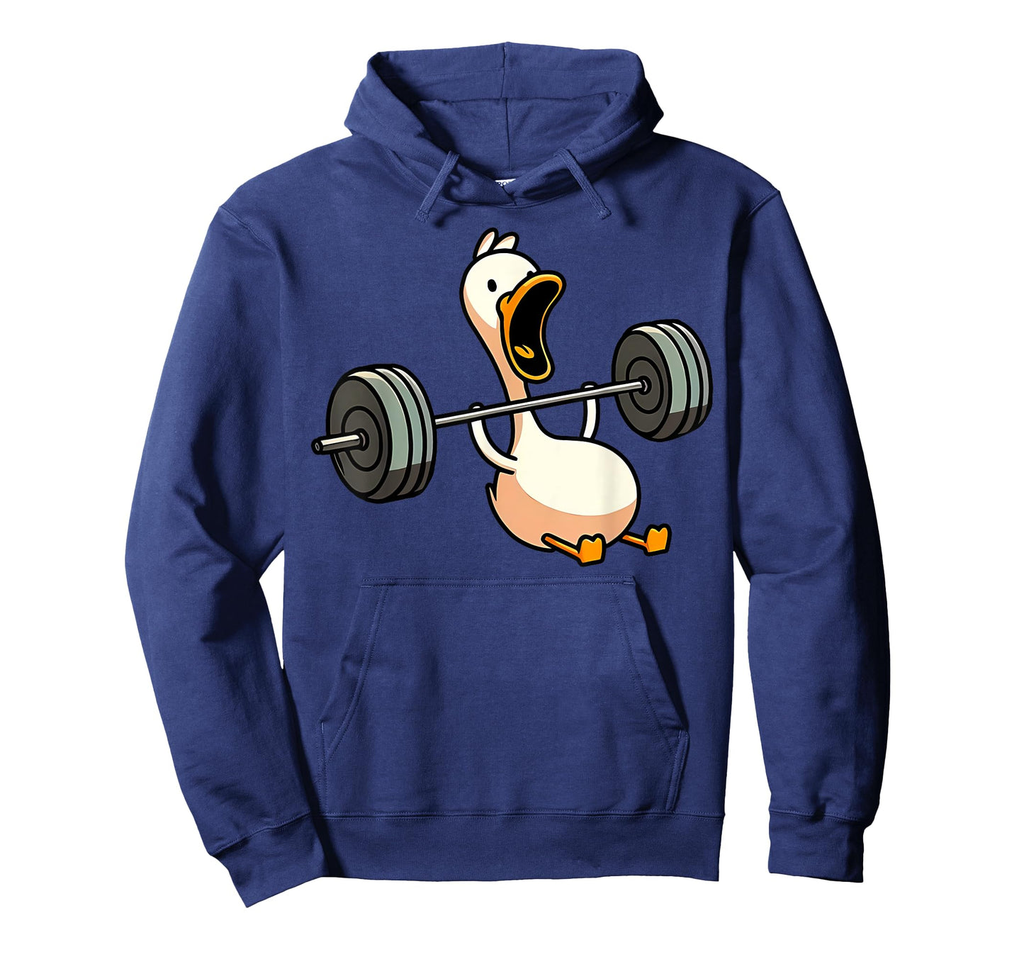 Funny Duck Deadlift Weight Lifting Bodybuilder Gym Workout T-Shirt, Small, Black