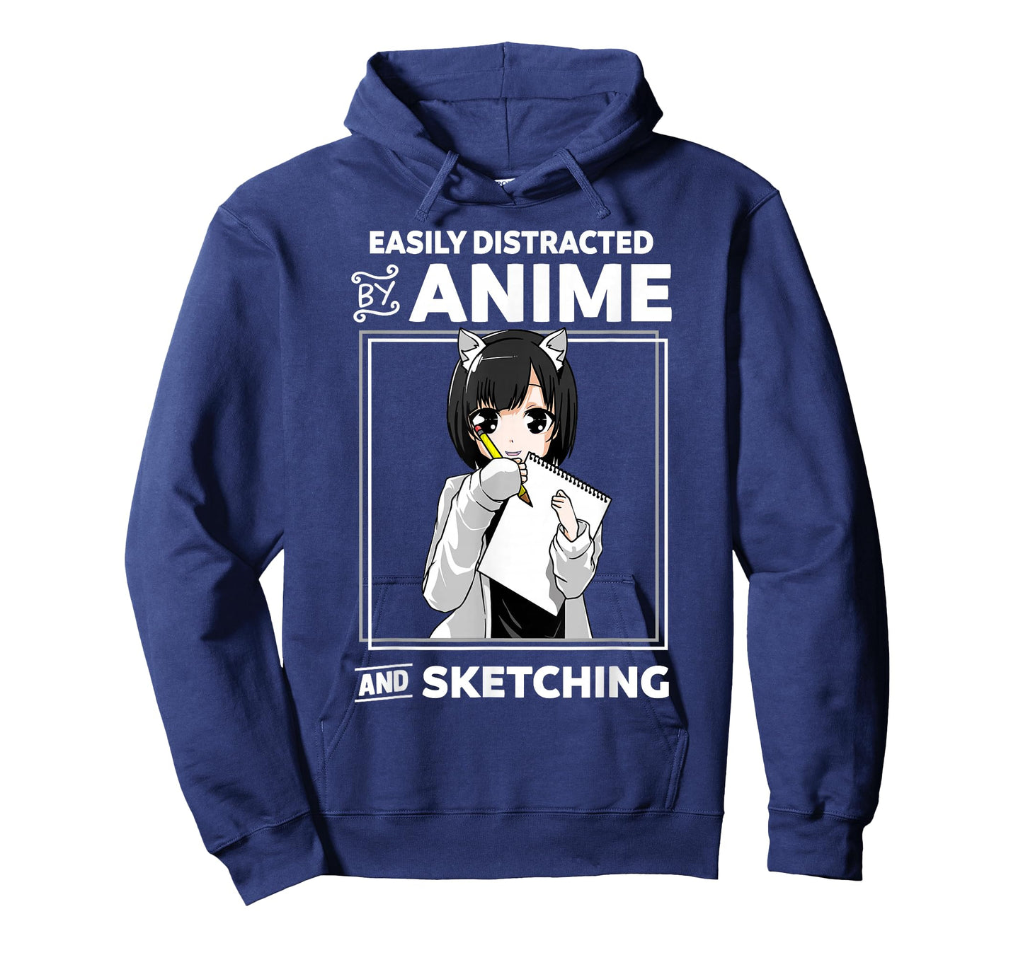 Easily Distracted By Anime and Sketching T-Shirt
