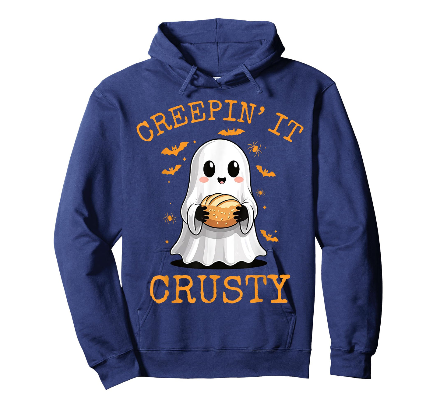 Creepin' It Crusty Sourdough Bread Ghost Baker Halloween T-Shirt