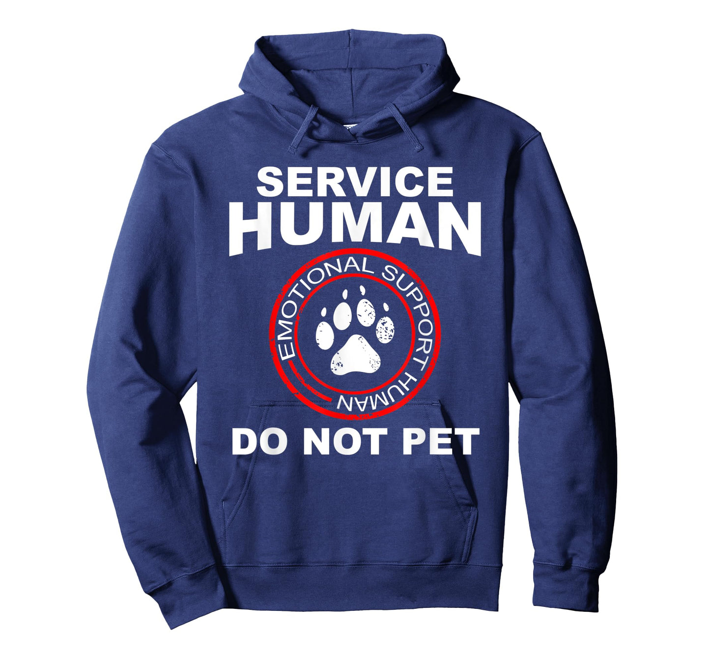 Service Human Tshirt Funny Dog Owner Emotional Support Human Small