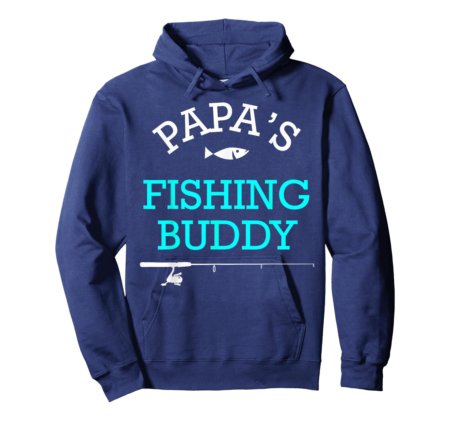 Papas Fishing Buddy Cute Kids Gift T-Shirt