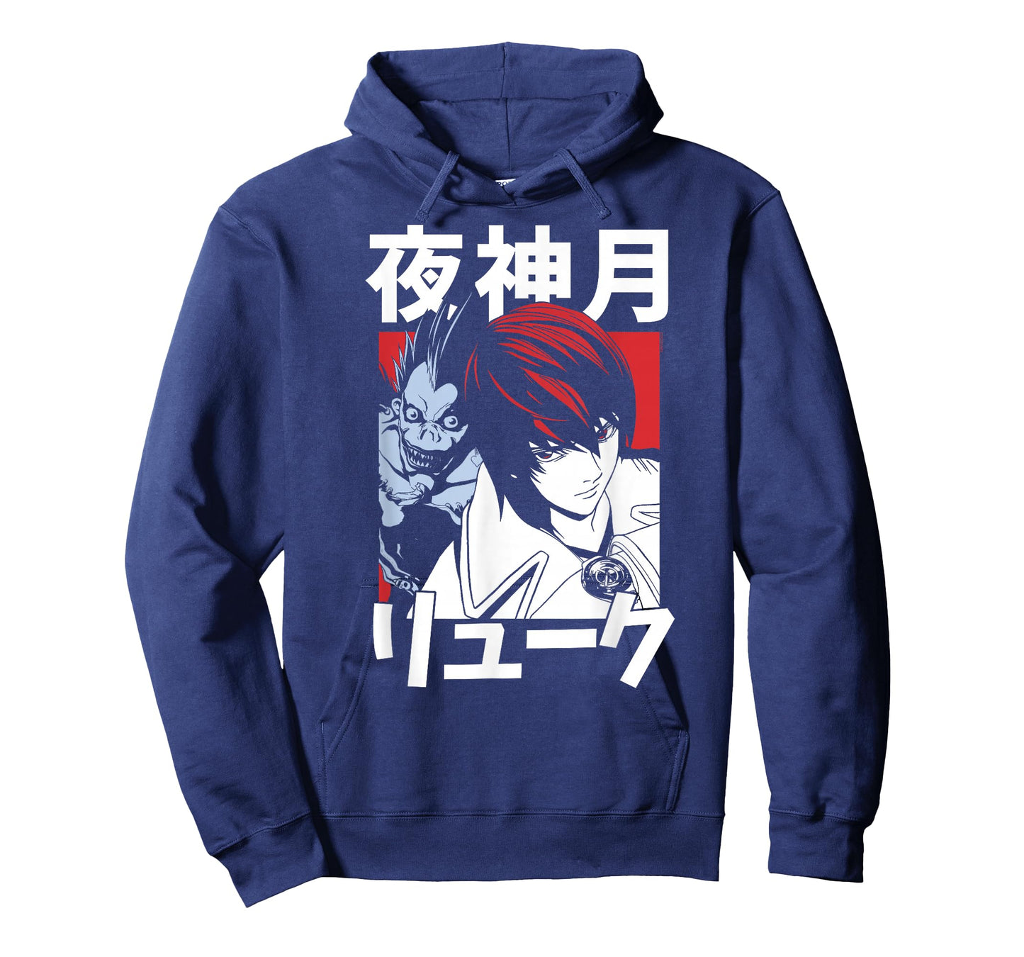Death Note Light and Ryuk Block with Kanji Anime T-Shirt