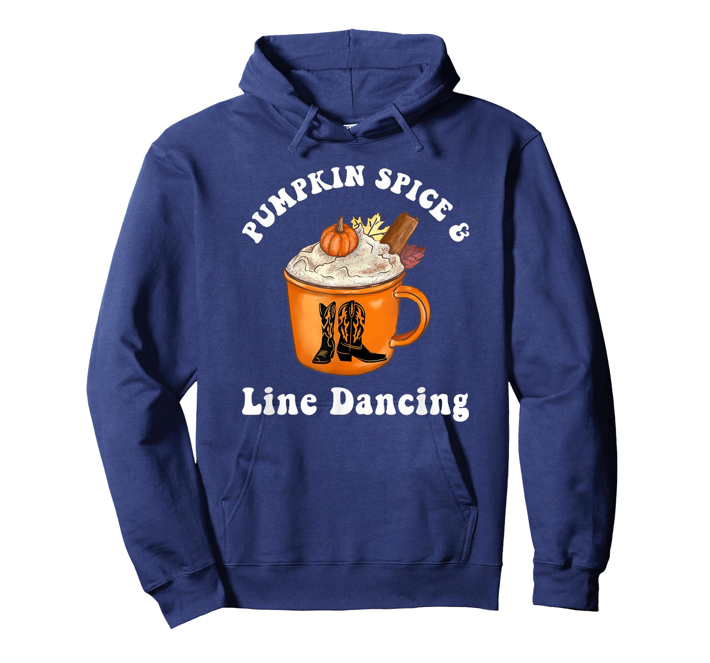 Pumpkin Spice and Line Dancing Cute Autumn Country Music T-Shirt