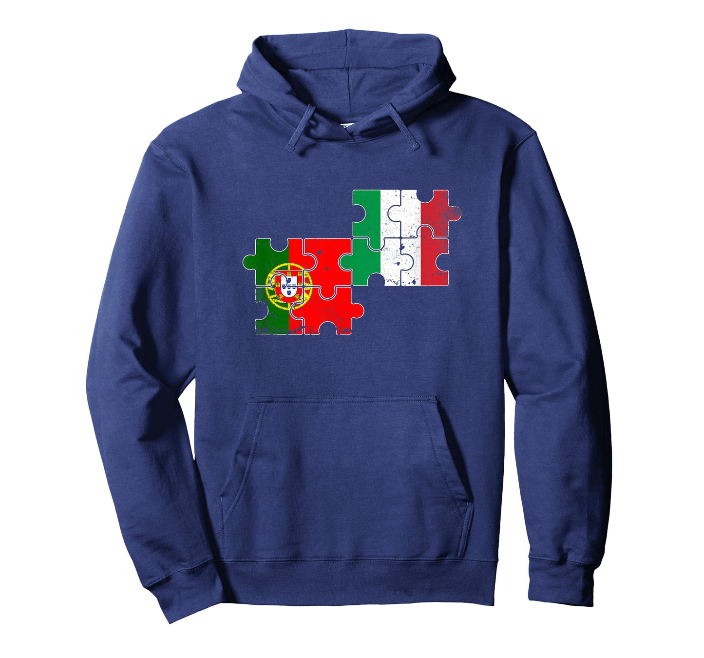 Portugal Italy Vintage Flag Italian Portuguese T-Shirt