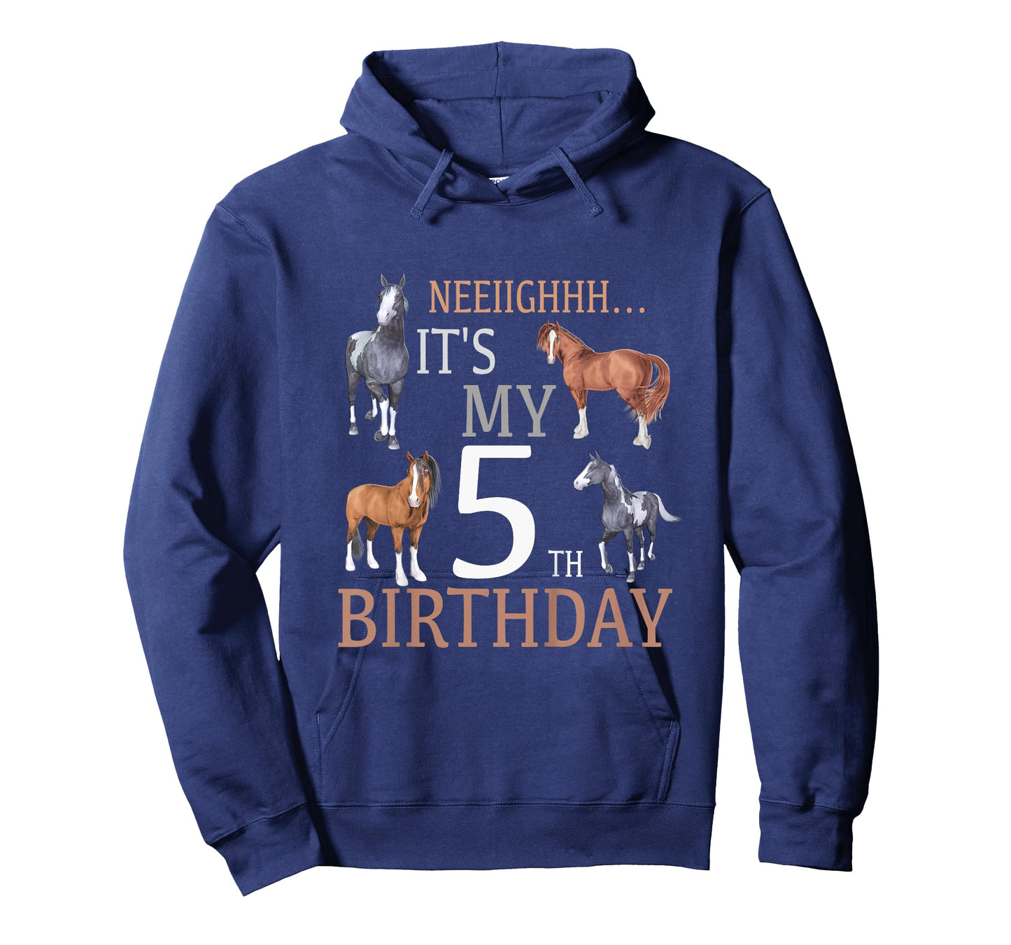 Its My 5th Birthday Shirt Horse Lover 5 Year Old Birthday T-Shirt