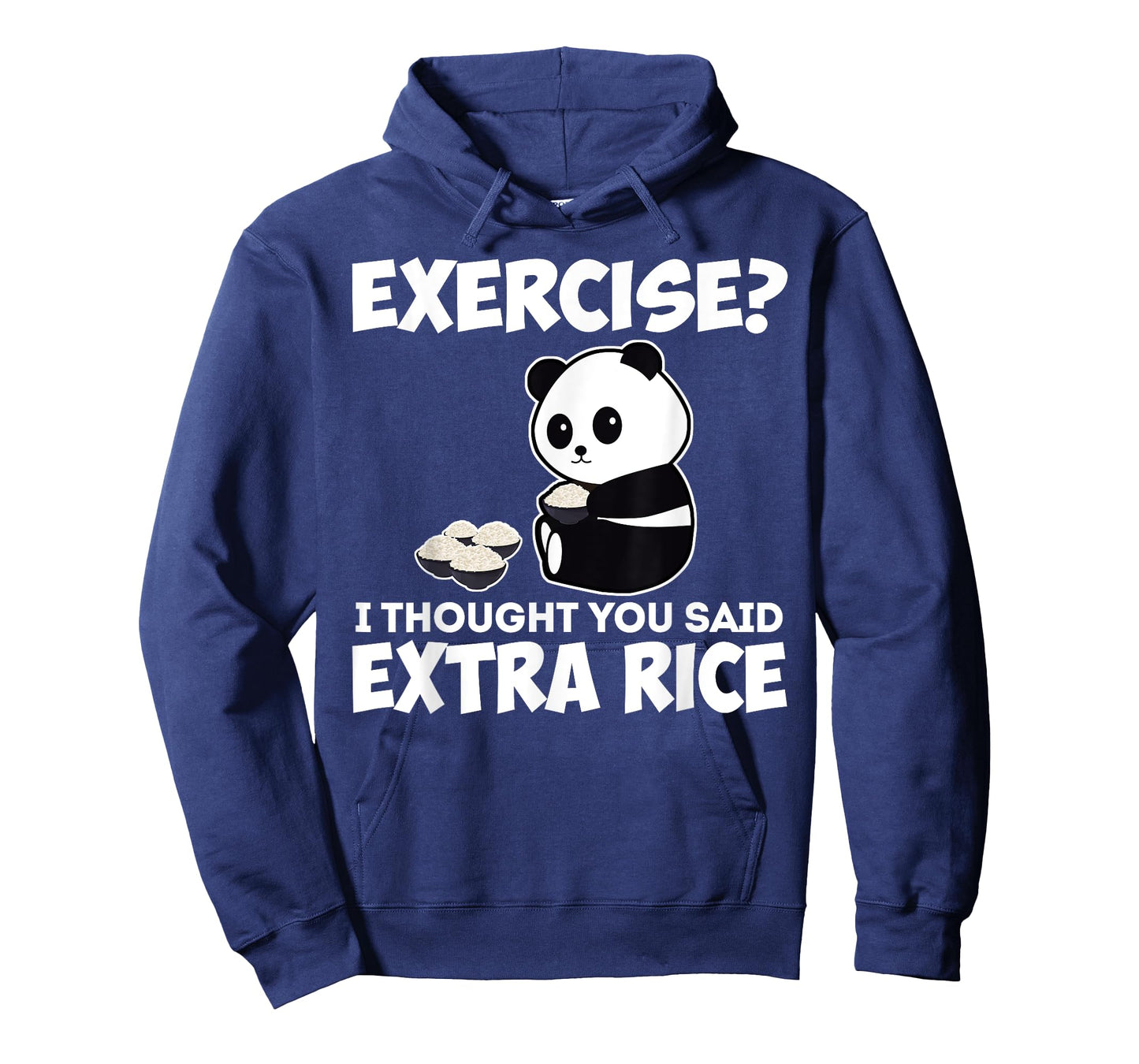 I Thought You Said Extra Rice Panda Asian Food Funny T-Shirt