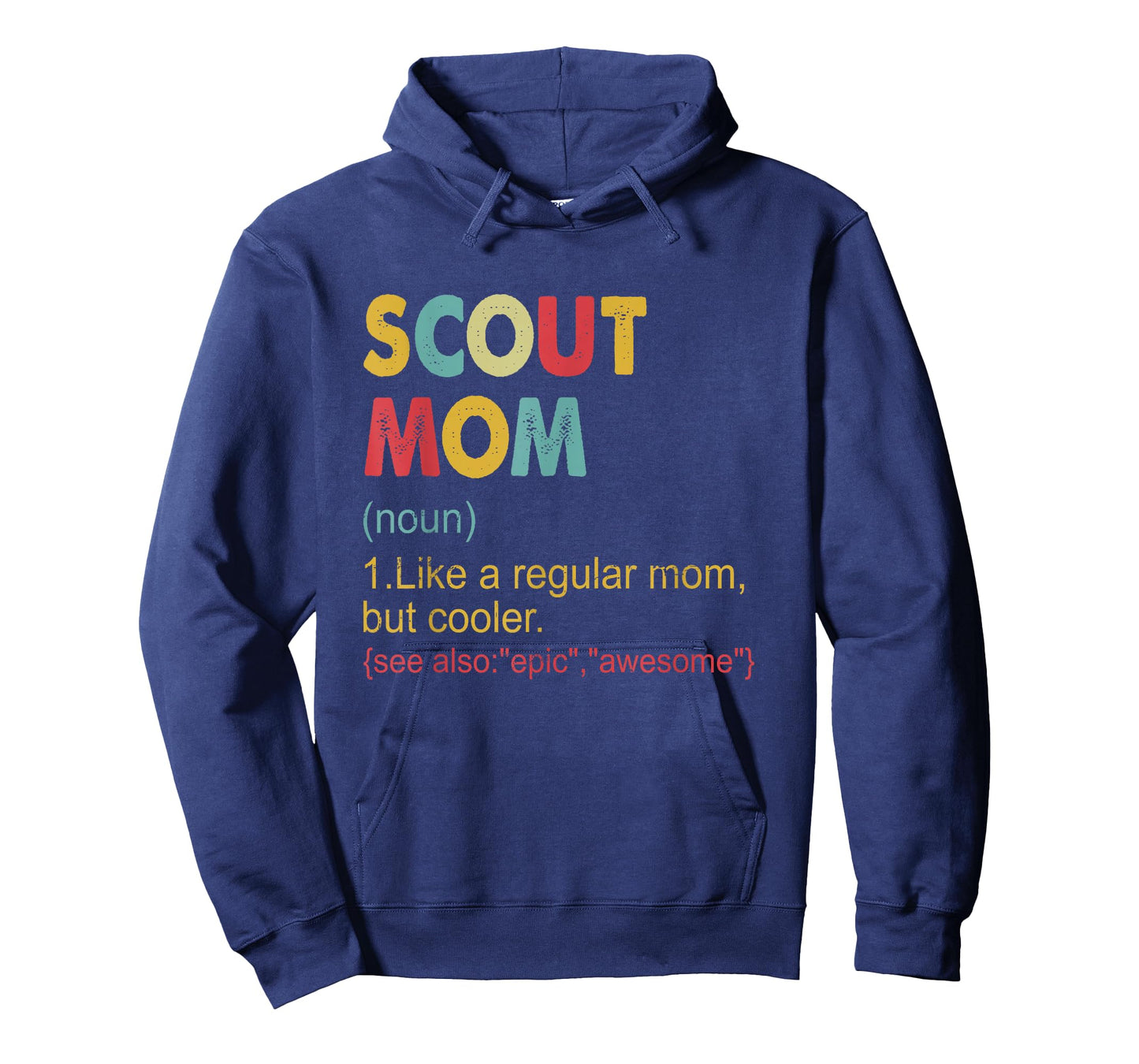 Scout Mom Definition - Vintage Funny Scout Mom For Women T-Shirt