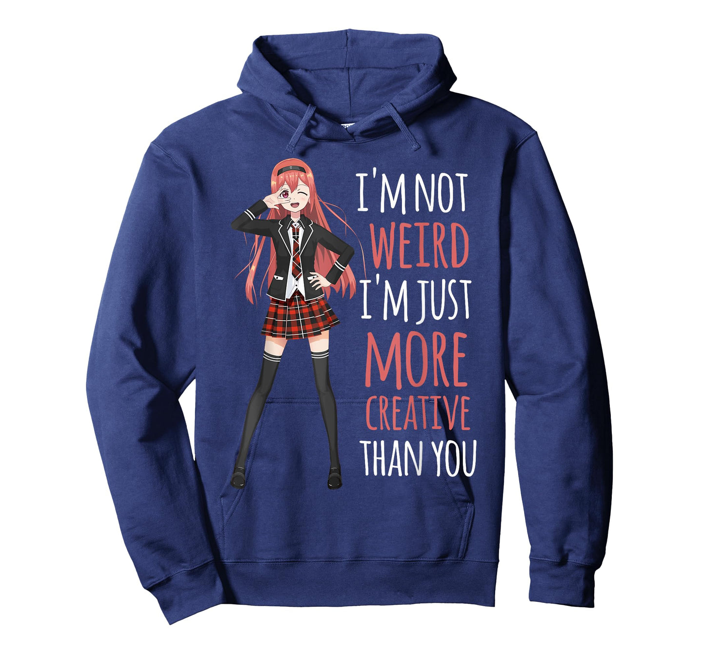 I'm Not Weird I'm Creative Anime Girl Manga Lover Kawaii T-Shirt