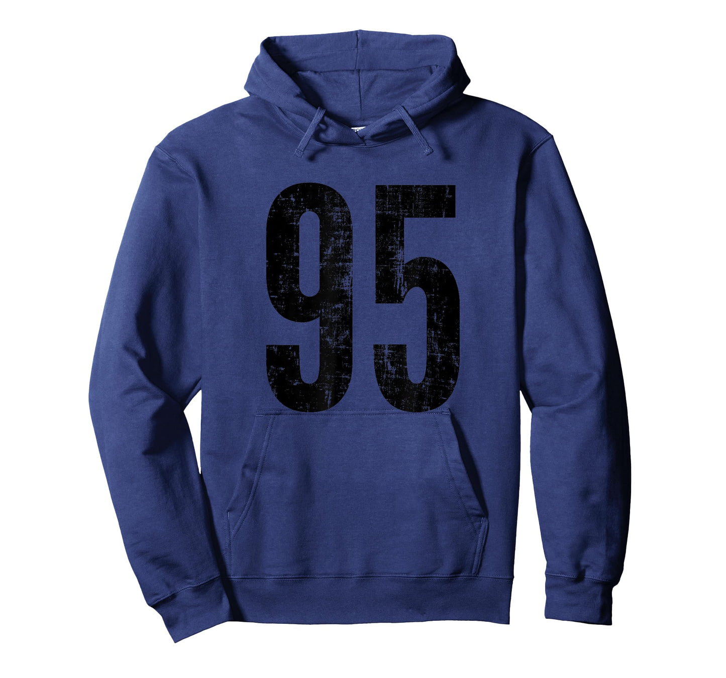 Number 95 Distressed Vintage Sport Team Practice Training T-Shirt