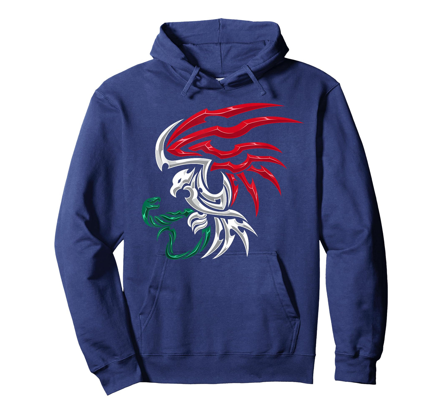 Mexico Flag - Mexican Coat of Arms Tribal Style T-Shirt