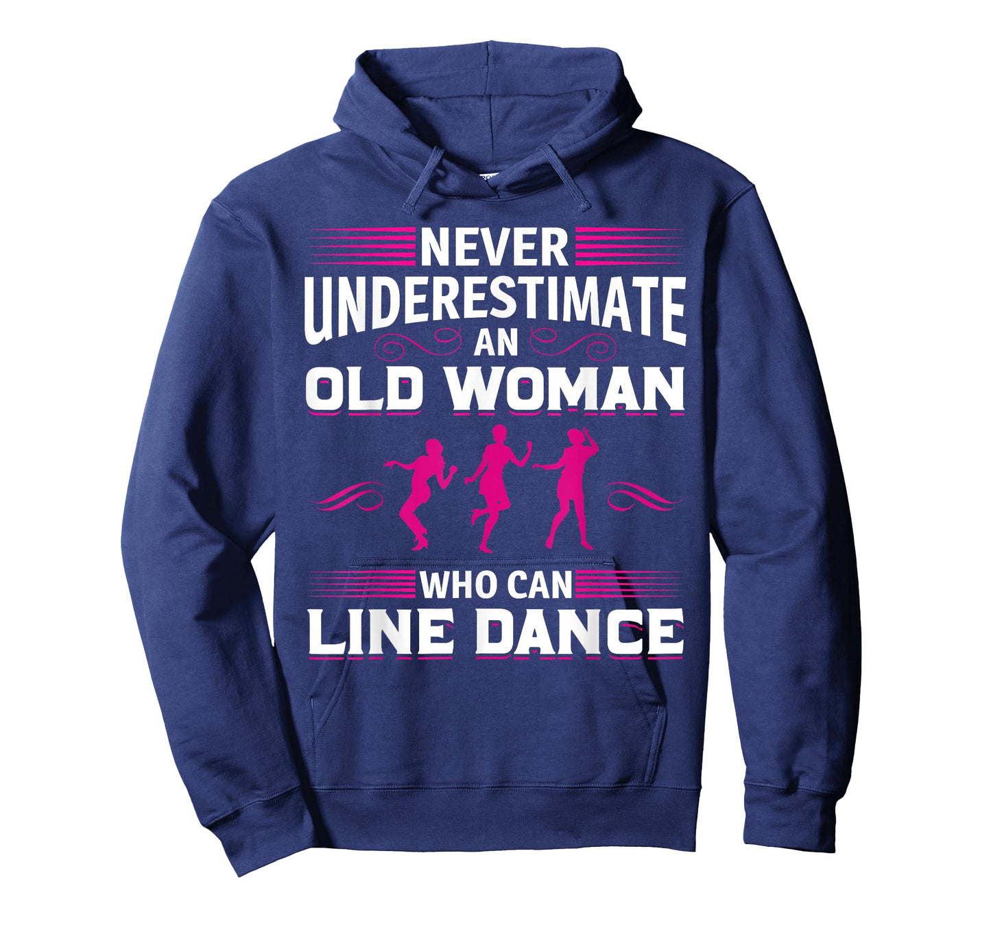 Never Underestimate an Old Woman at Line Dance T-Shirt