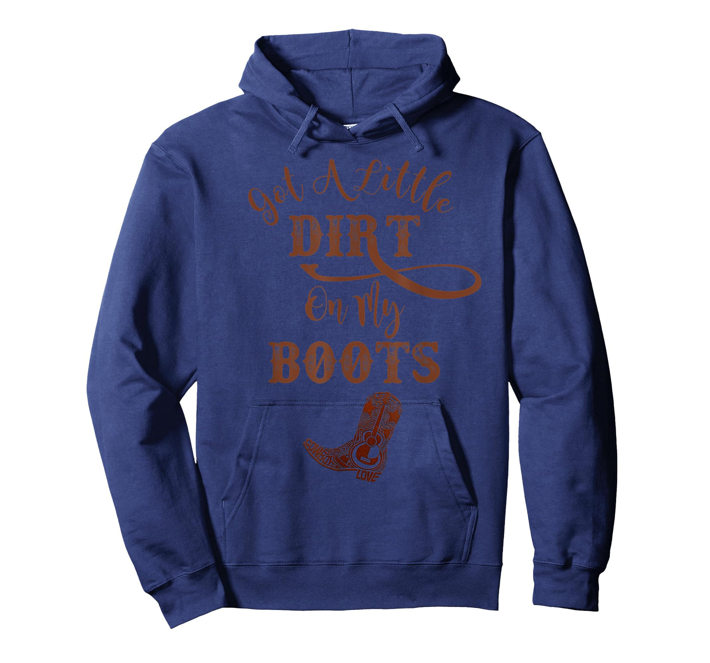Country Music Funny Cowboy Boots Dirt On My Boots T-Shirt