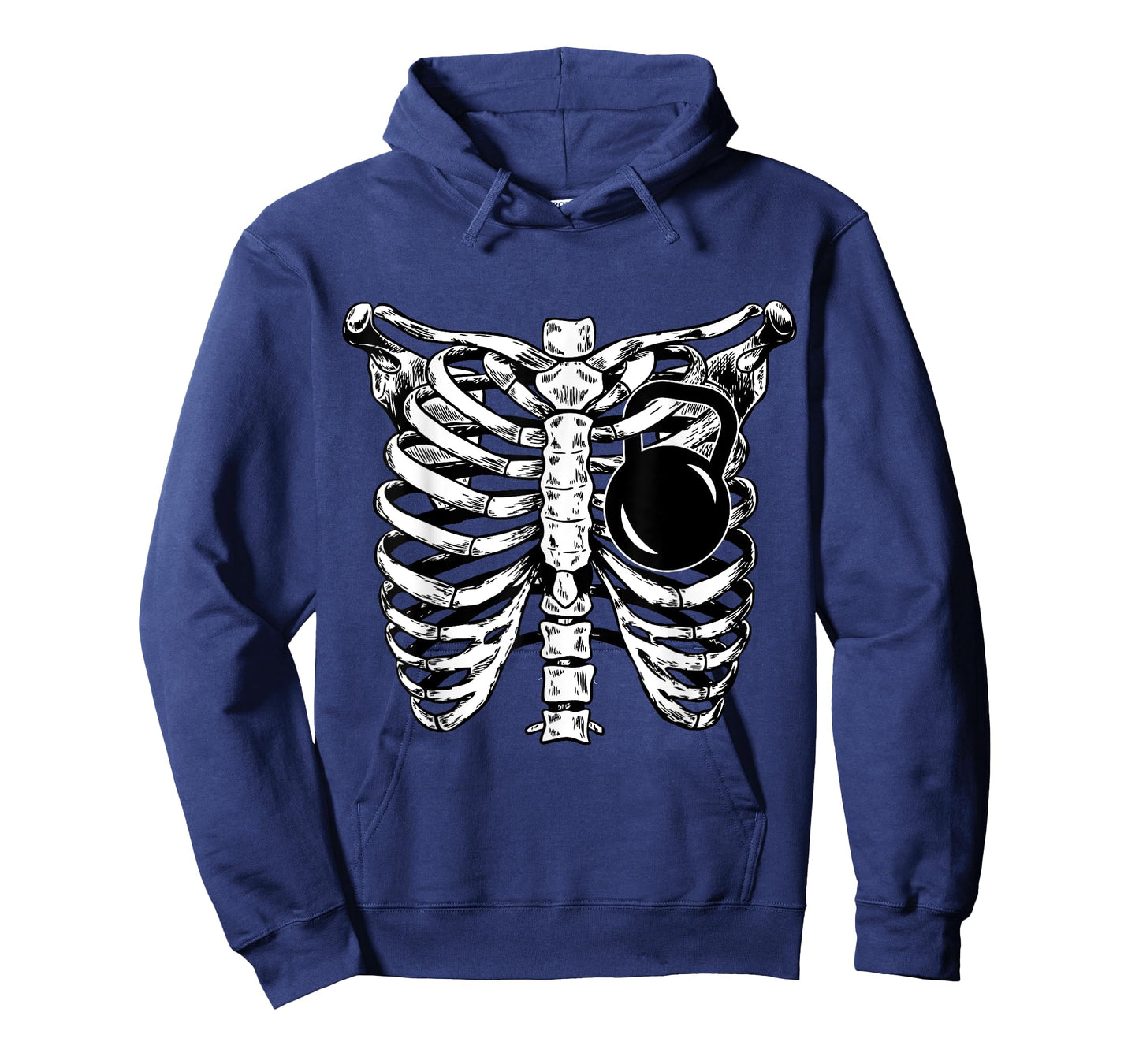 KettleBell Heart Rib Cage Workout Funny Fitness Lover Gift T-Shirt