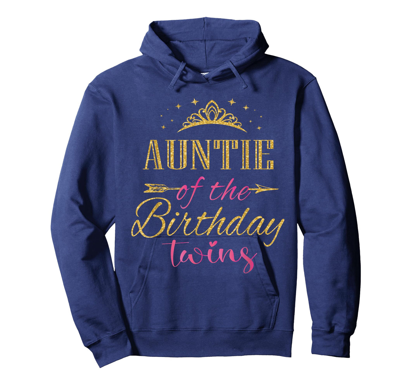 Auntie Of The Birthday Twins Kids Party T-Shirt