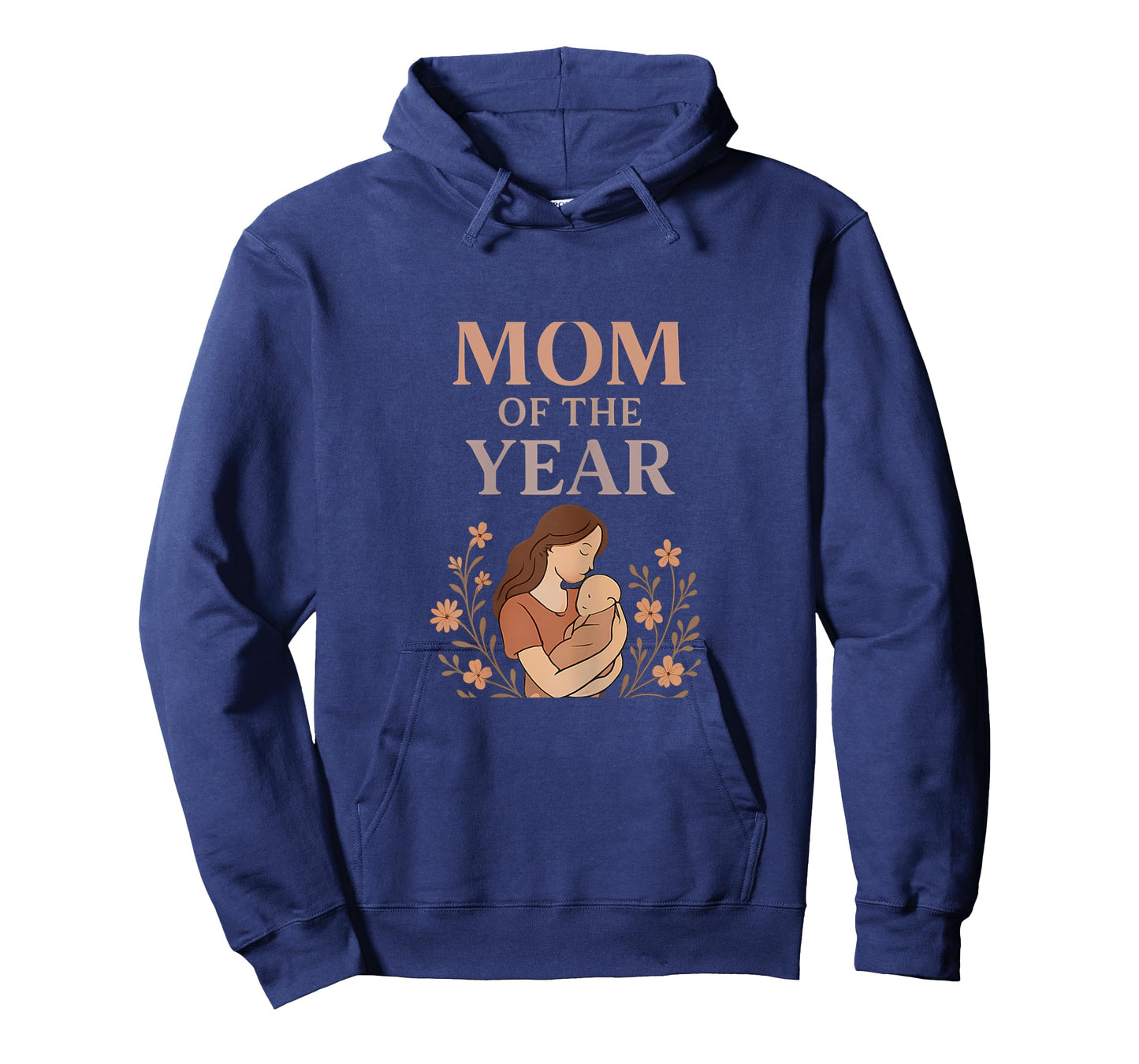 Mom of The Year Floral Design Not All Heroes Wear Capes T-Shirt