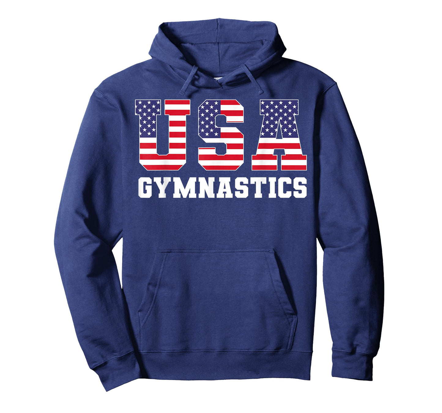 Gymnast Gymnastics USA American Flag 4th of July Girls Boys T-Shirt