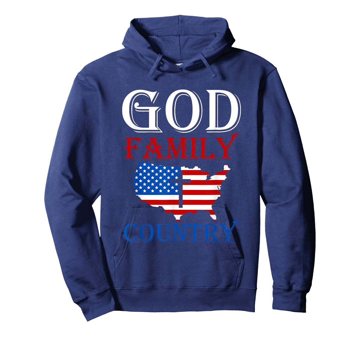 God Family Country Christian Gift USA Prayer T-Shirt