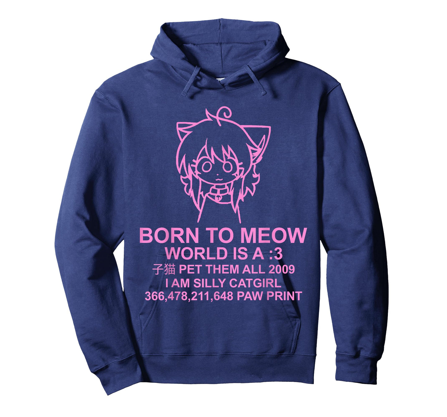 World Is A Meow - Funny Catgirl Anime Kawaii T-Shirt