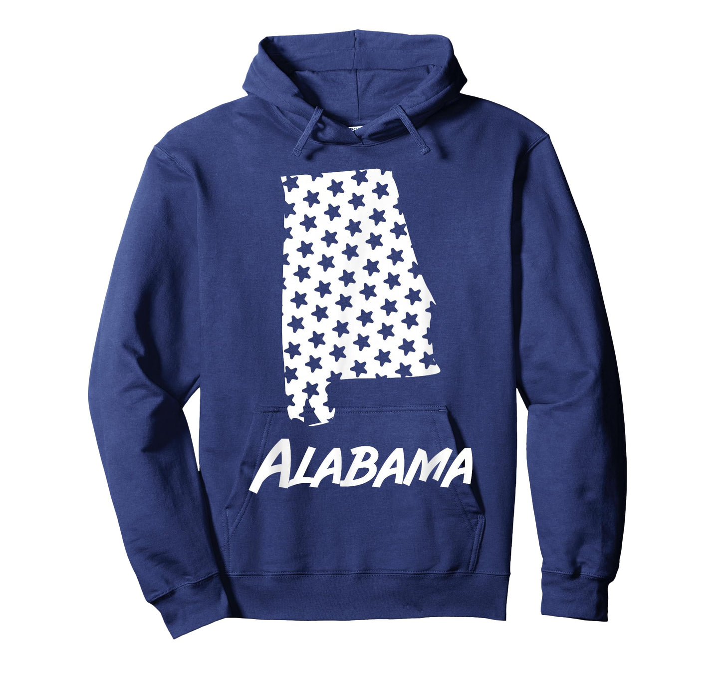 Alabama USA State Outline Stars Vintage Retro Design T-Shirt