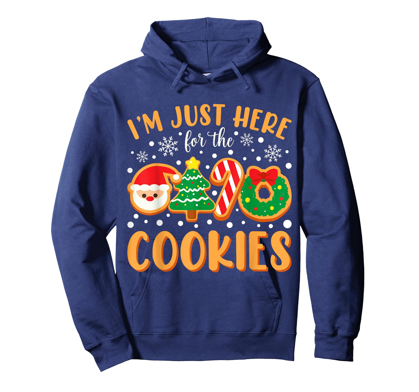 I'm Just Here For The Cookies Funny Xmas Meme Cute Christmas T-Shirt