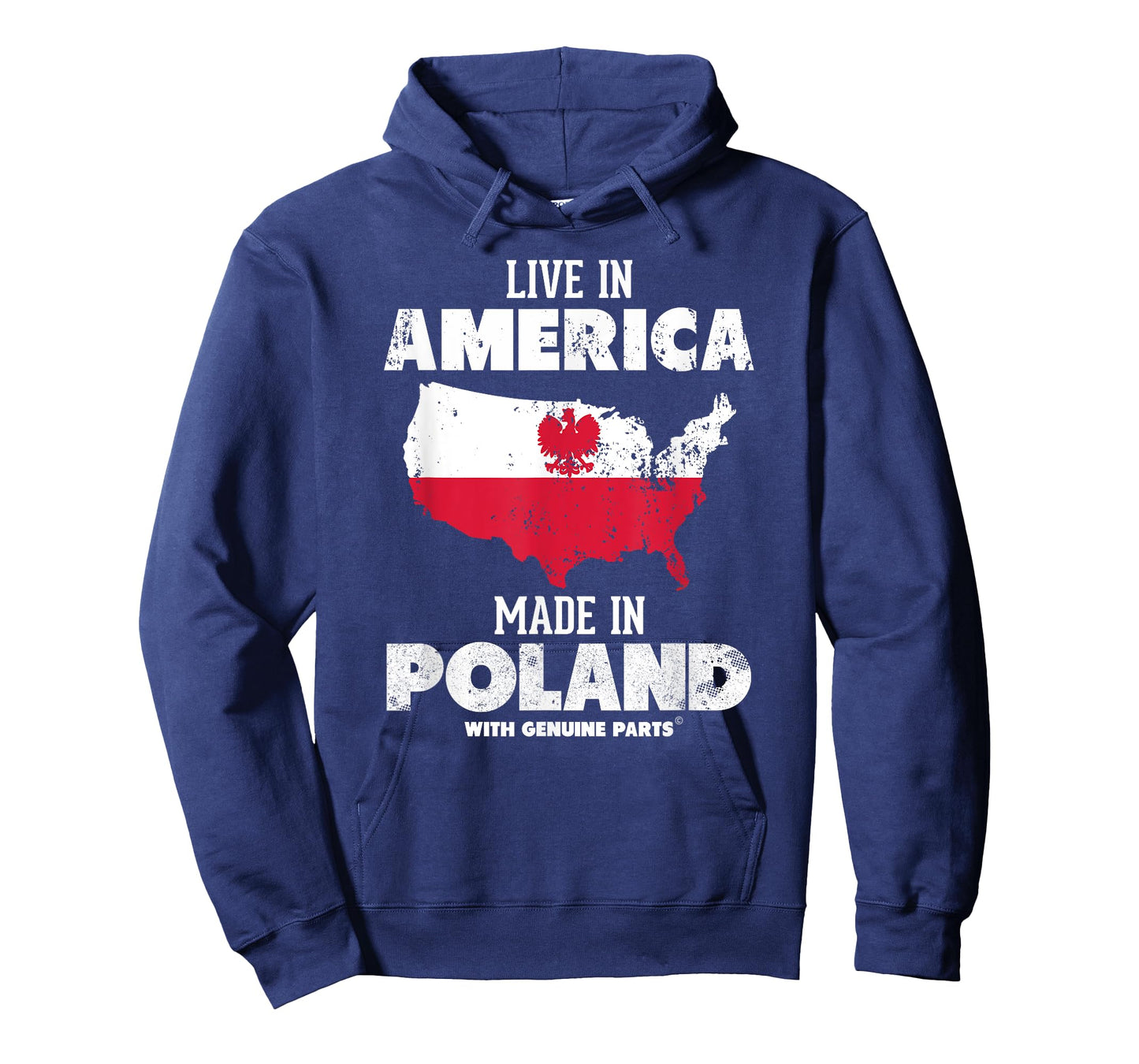 Live in America, Made in Poland! Polish Pride Polska T-Shirt T-Shirt