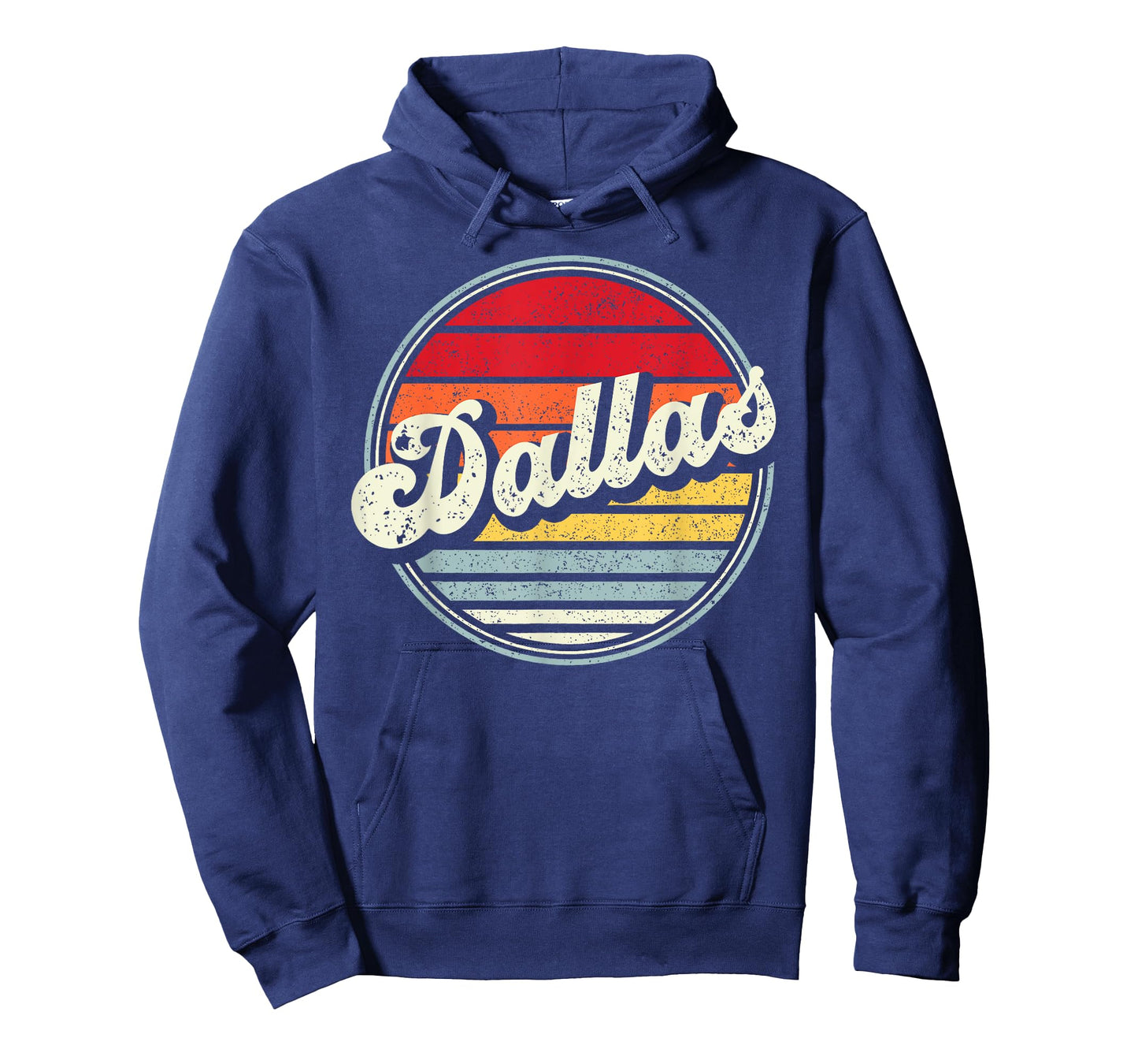 Retro Dallas Home State Cool 70s Style Sunset Men Women Kids T-Shirt