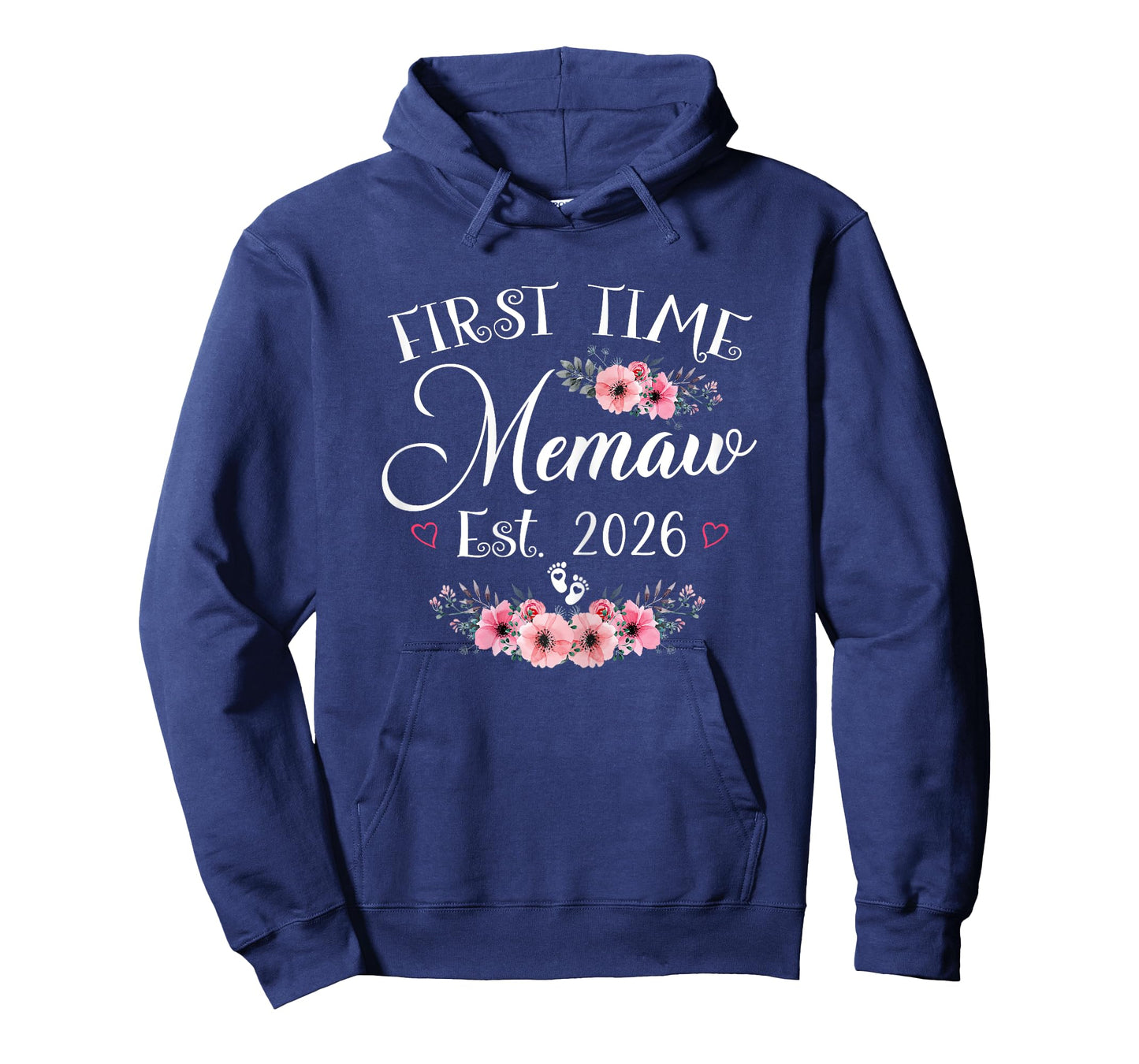 First Time Memaw 2026 Mothers Day Soon to Be Mom Pregnancy T-Shirt